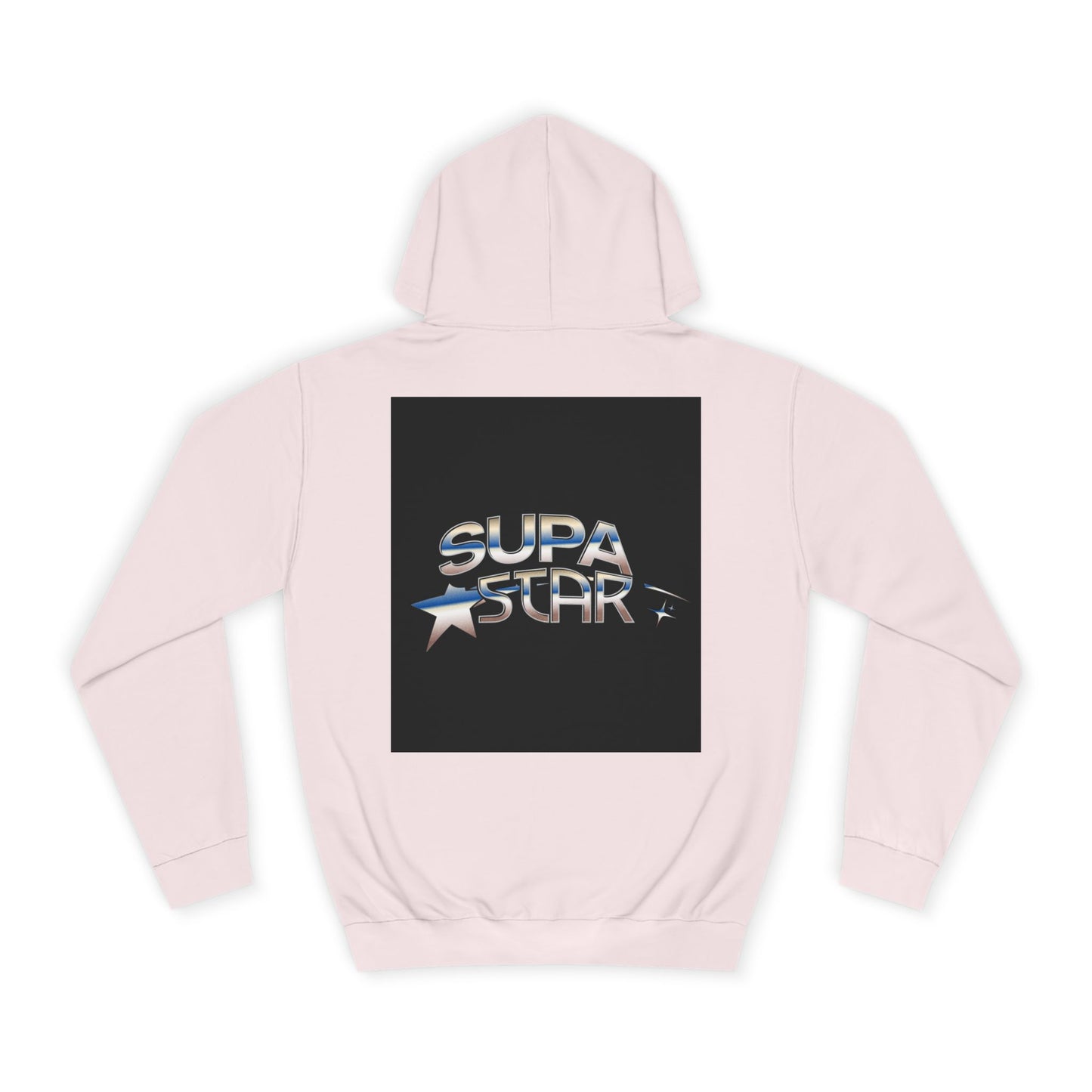 Supa Star Unisex Hoodie | Trendy Custom Apparel, Casual Wear, Star Graphic Hoodie, Adjustable Hooded Sweatshirt, Gift