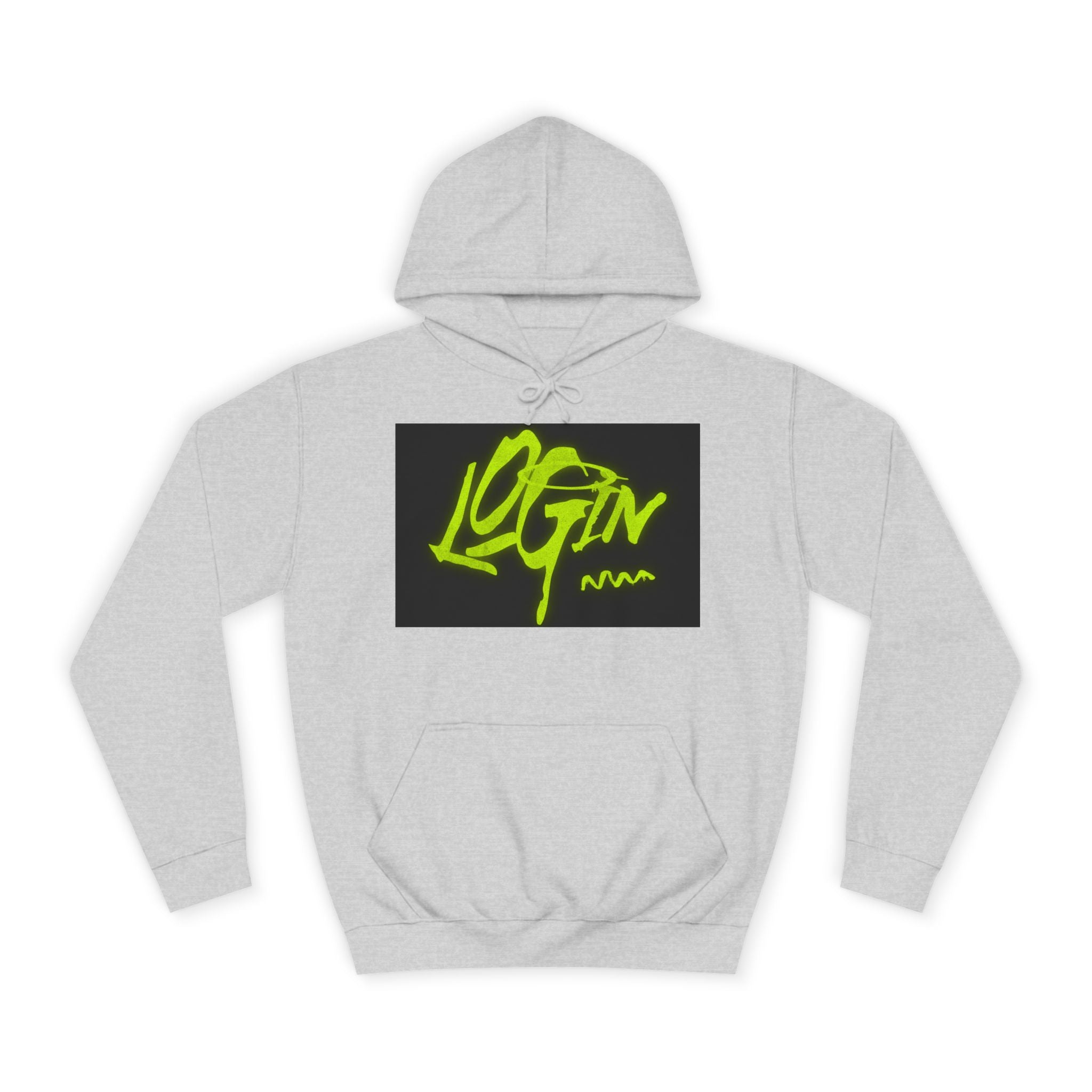 Trendy Unisex Hoodie - 'LOGIN' Graphic Design