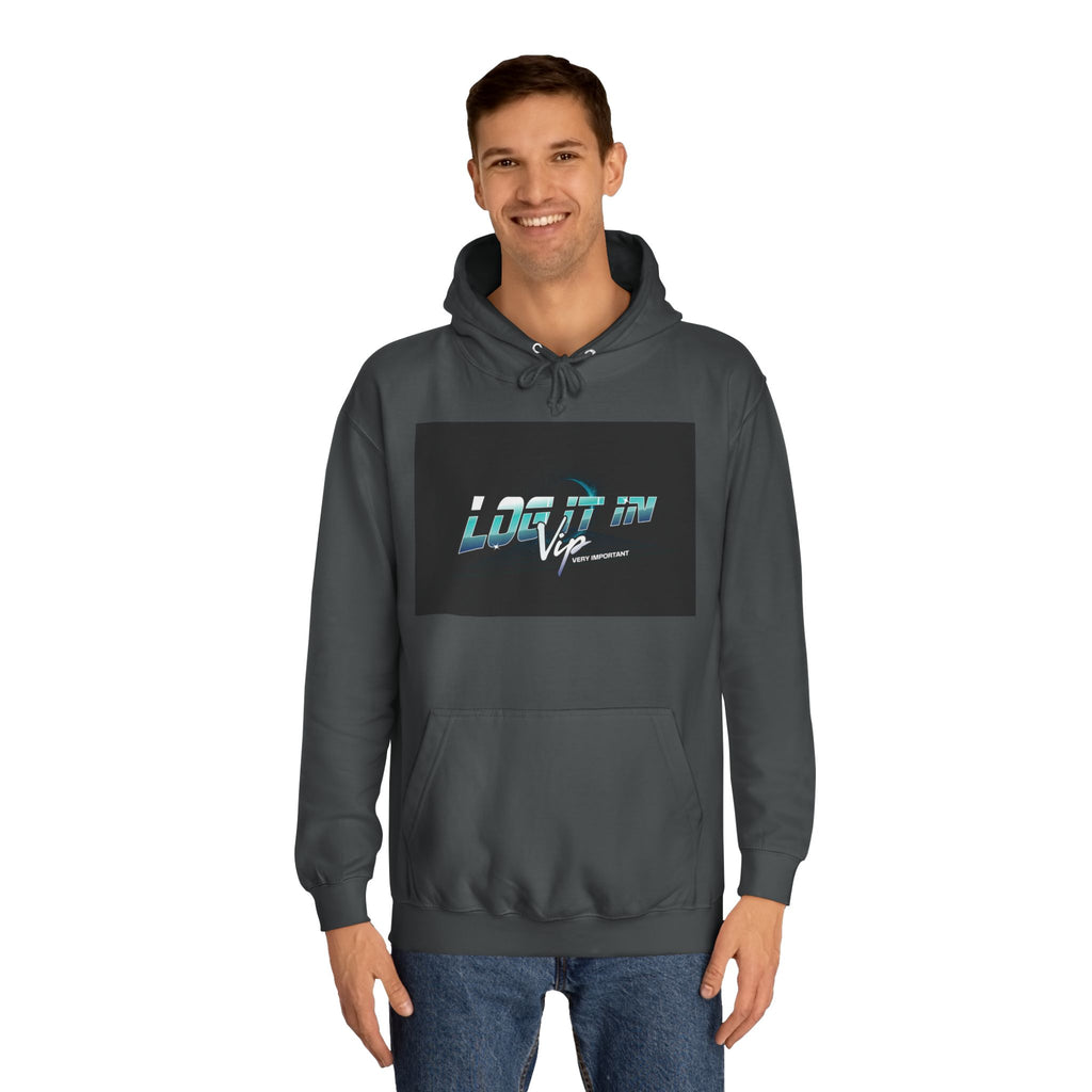 'log it in,Hoodie, Casual Wear, Unisex Fashion, Perfect for Every day Life, Stylish Gift, Cozy & Trendy Sweatshirt