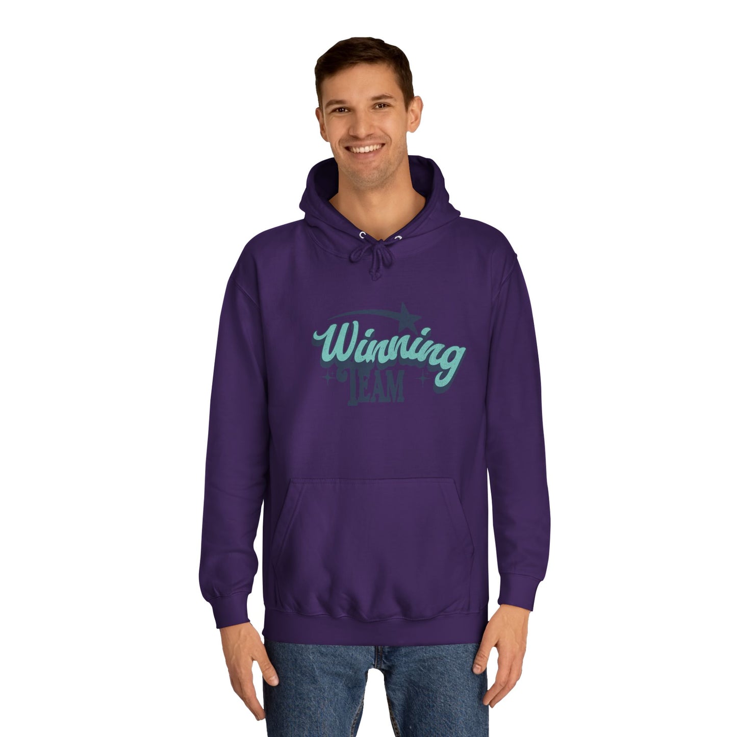 Winning Team Unisex Hoodie - Cozy Spirit Wear for Anybody