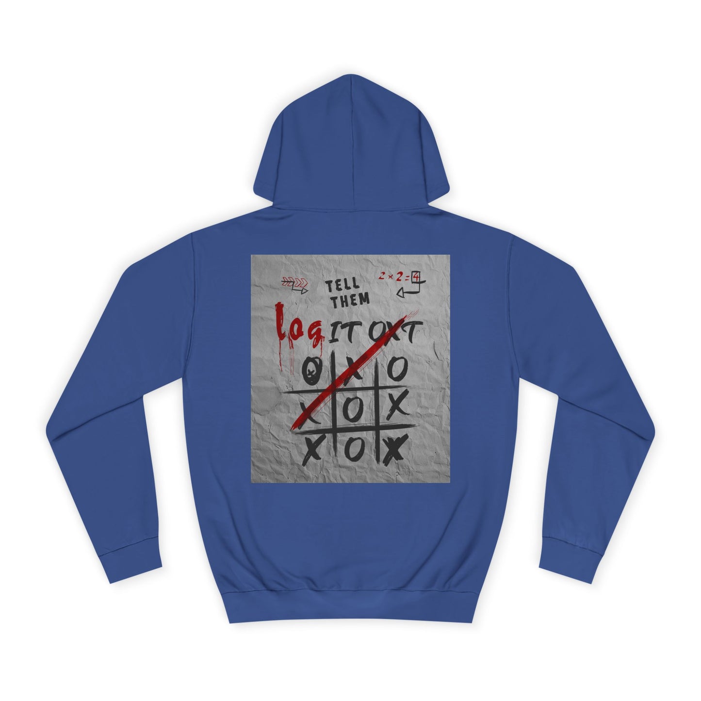 Unisex Log it out Hoodie with Graffiti Design - Trendy Sweatshirt, Custom Gear, Casual Wear, Gift for Cozy Layering