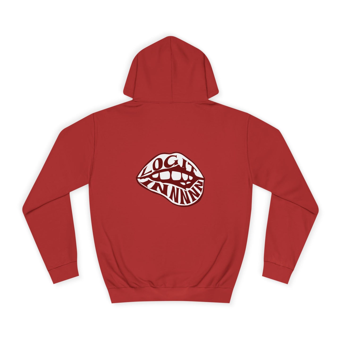 Trendy Unisex Hoodie with Bold Log it in Design, Stylish trendy Wear, Cozy Sweatshirt, Casual Outfit, Fun Gift