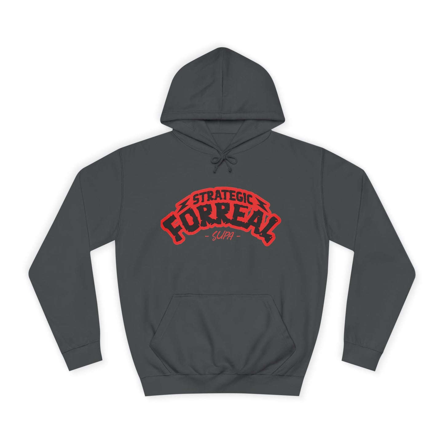 Unisex Hoodie - Strategic Forreal Design, Perfect for Casual Wear