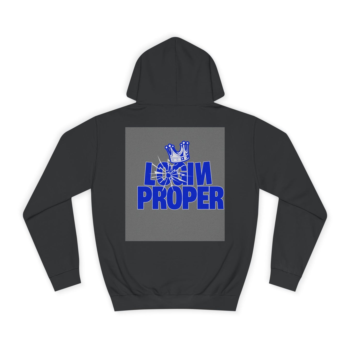 Unisex Hoodie - 'Login Proper' Trendy Spirit Wear, Casual Streetwear, Gift, Cozy Lounge Sweatshirt