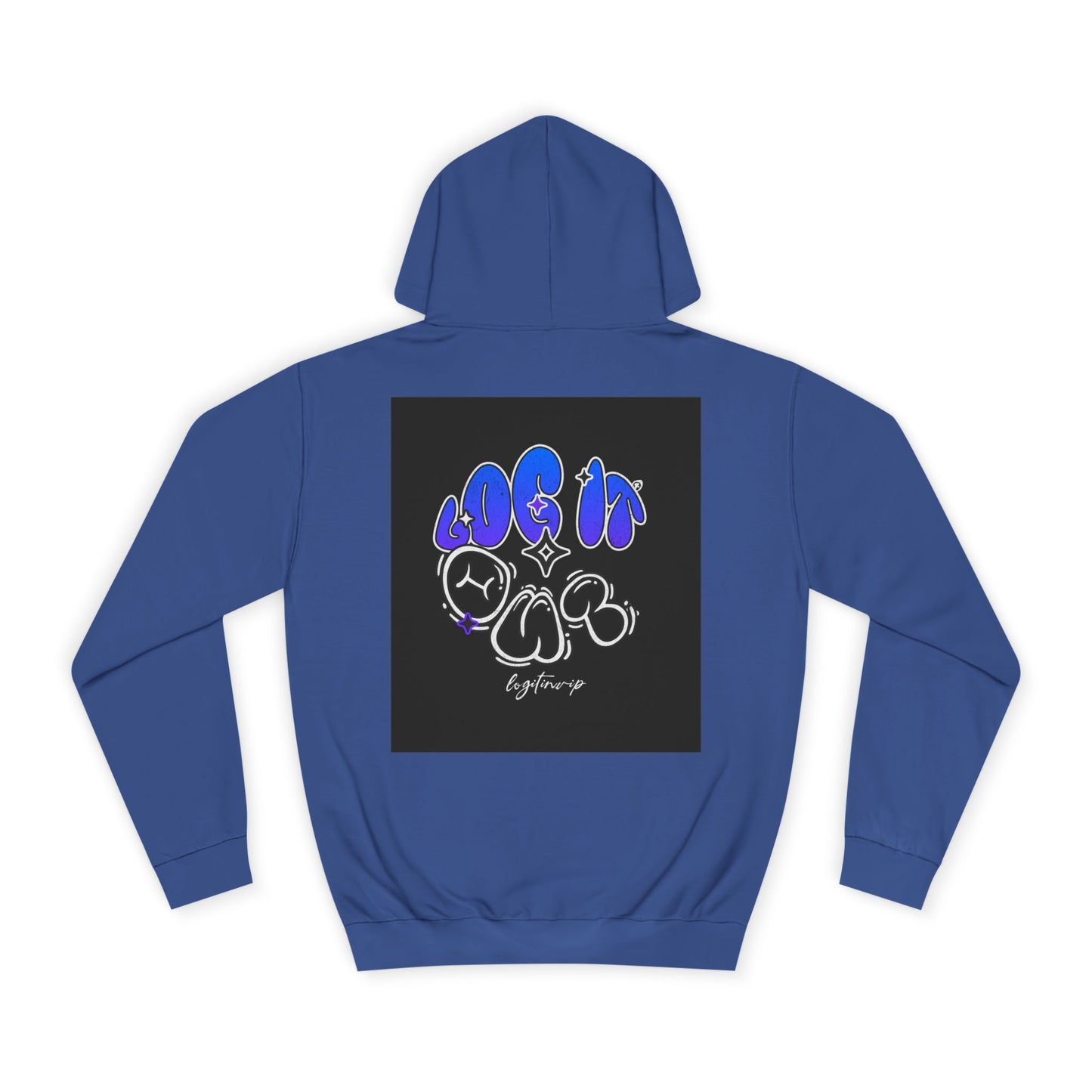 Vibrant Log it out Spirit Hoodie, Unisex Hoodie, Comfortable Sweatshirt, Graphic Hooded Sweatshirt,