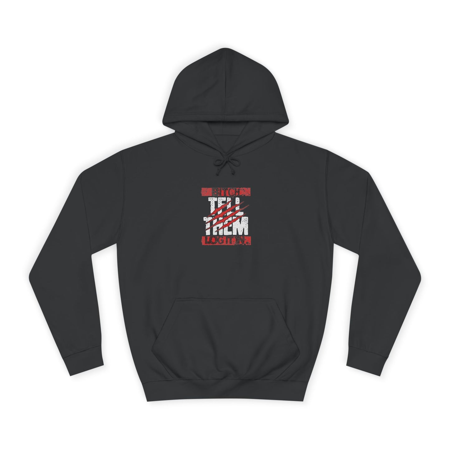 Unisex 'TELL THEM LOG IT IN' Hoodie with Graphic Design, Cozy Sweatshirt, Trendy Apparel,Gift, Casual Wear, Perfect for Trendy Life
