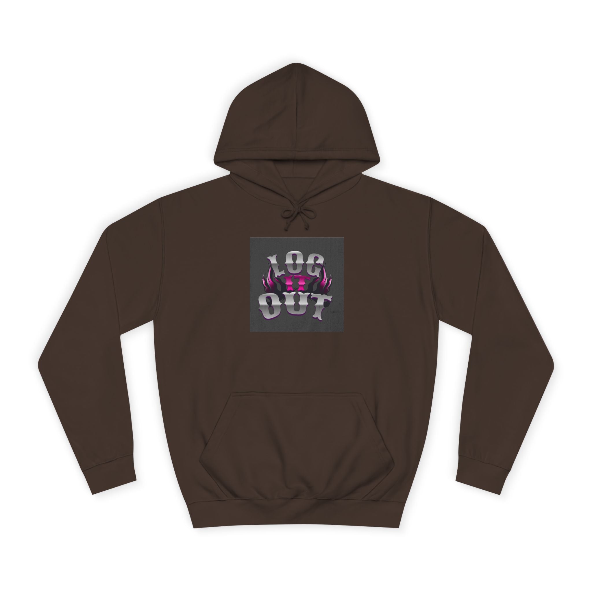 Cool Unisex Log it out Hoodie, Perfect for Any one, Trendy Custom Apparel, Casual Wear, Gift, Streetwear Style