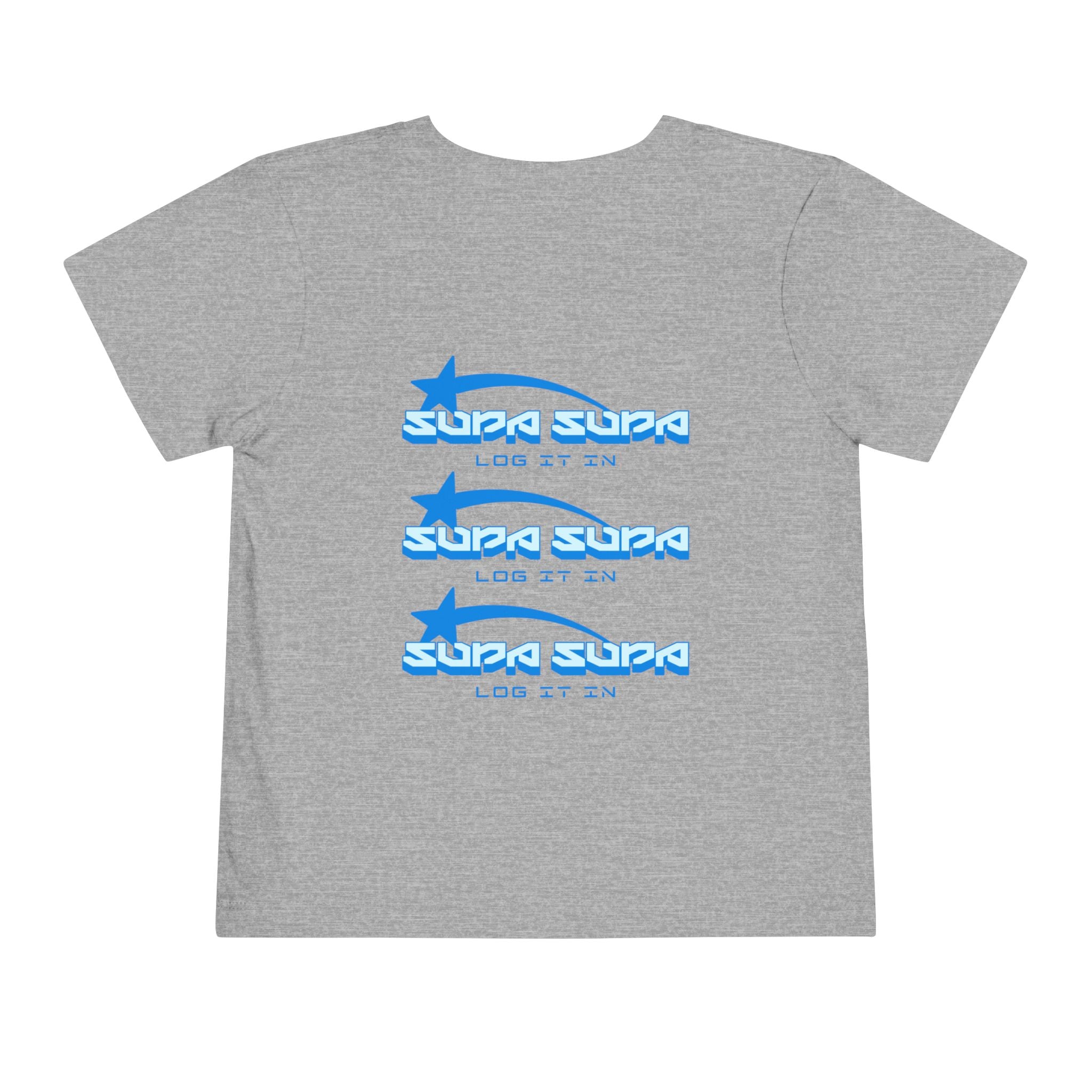 Toddler Tee — Blue Star 'Supa Supa' Graphic Shirt