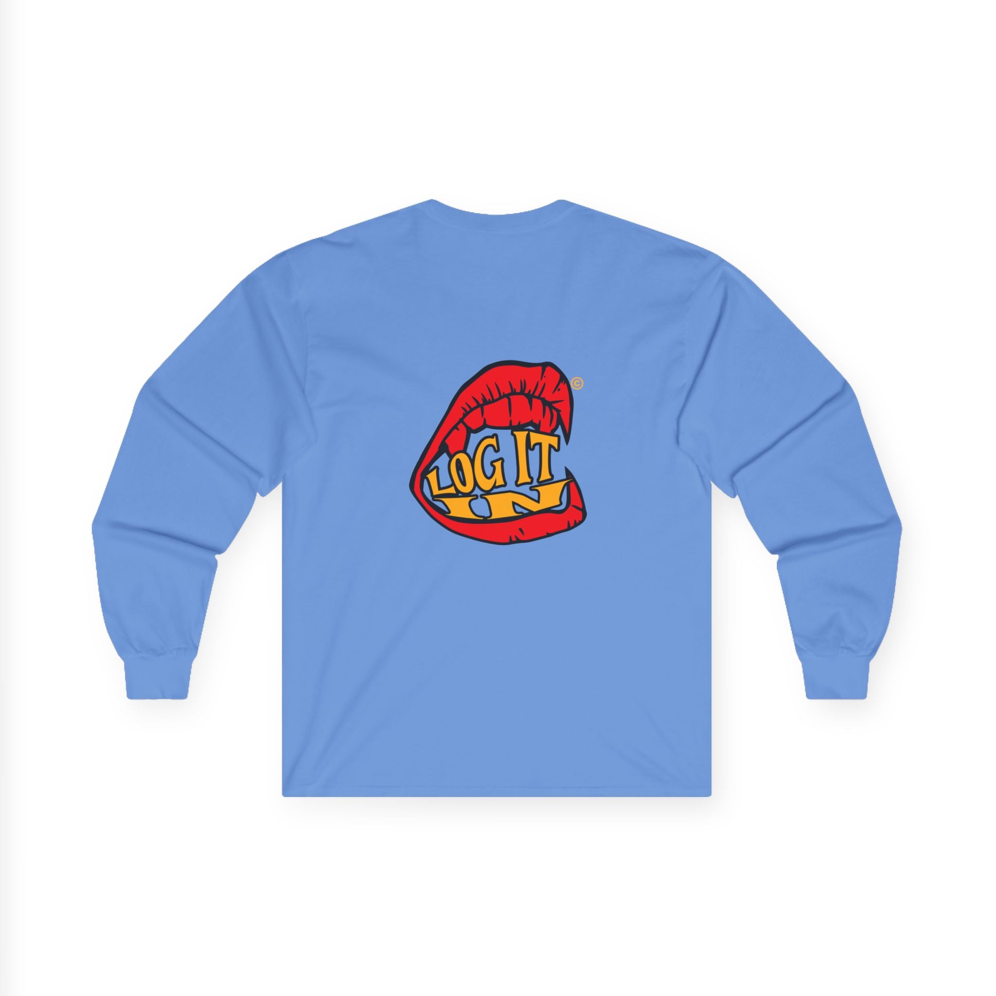 "Log It in" Graphic Long Sleeve Tee