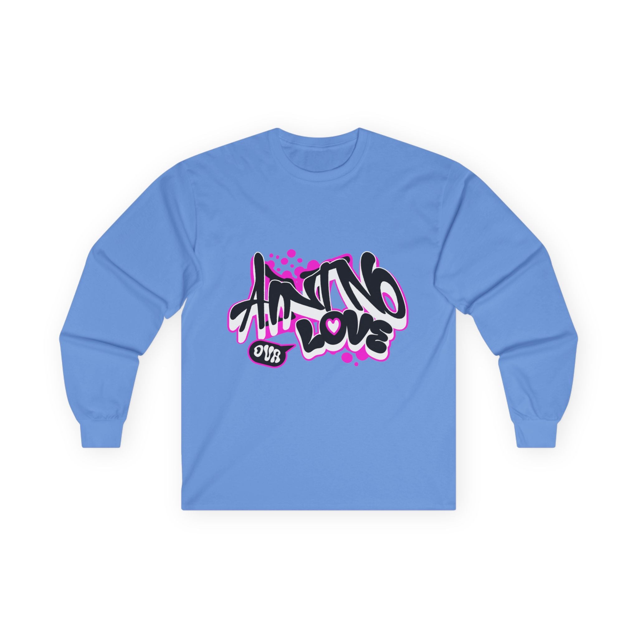 Graffiti "NO LOVE" Long Sleeve Tee — Streetwear Urban Art Shirt