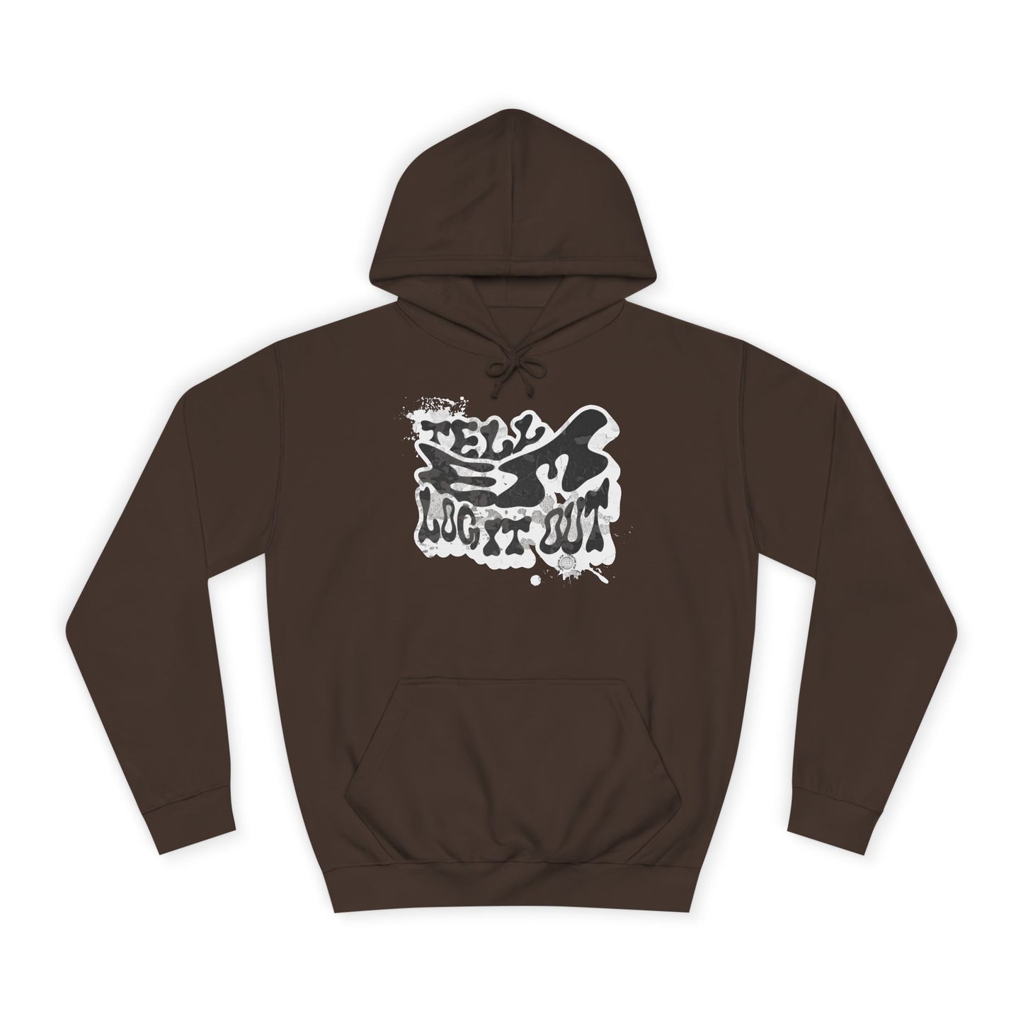 Tell em log it out Hoodie, Cozy Sweatshirt, Casual Style, Apparel, Gift, Trendy Lounge Wear