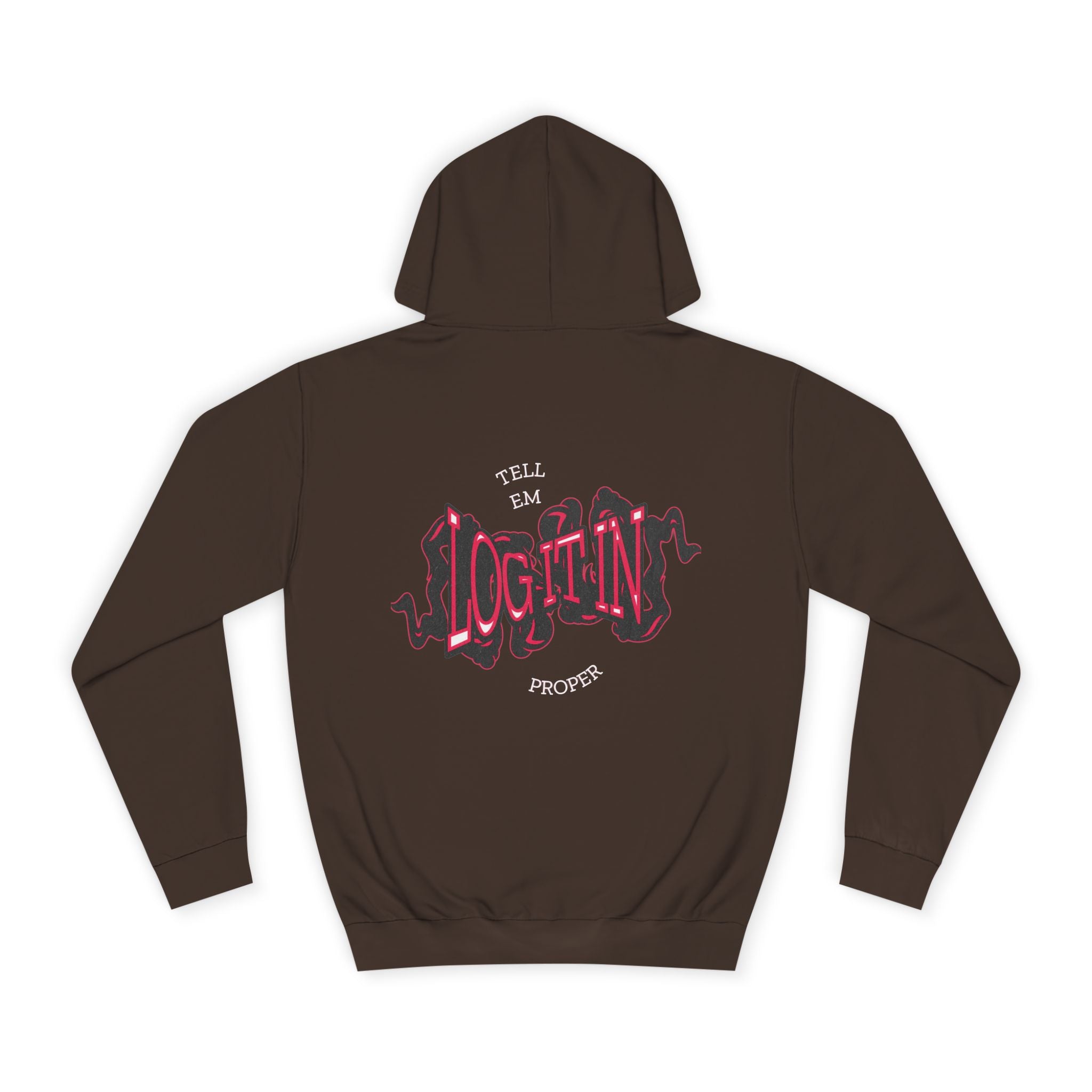 'Log it in'Hoodie for Unisex, Casual Wear, Trendy Apparel, Perfect for Everyday wear, Comfortable Fit