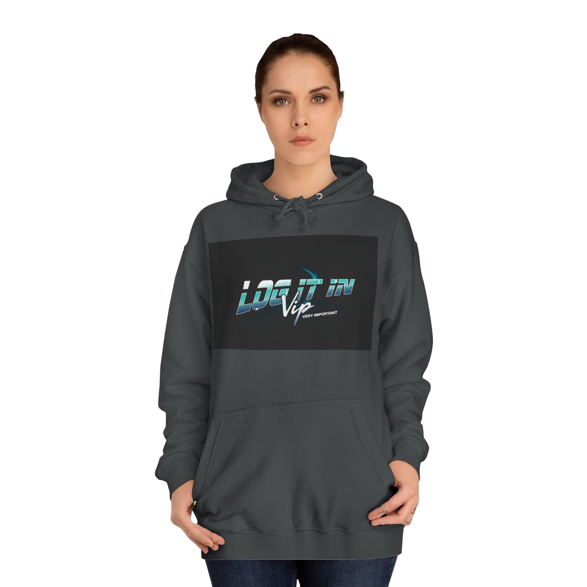 'log it in,Hoodie, Casual Wear, Unisex Fashion, Perfect for Every day Life, Stylish Gift, Cozy & Trendy Sweatshirt