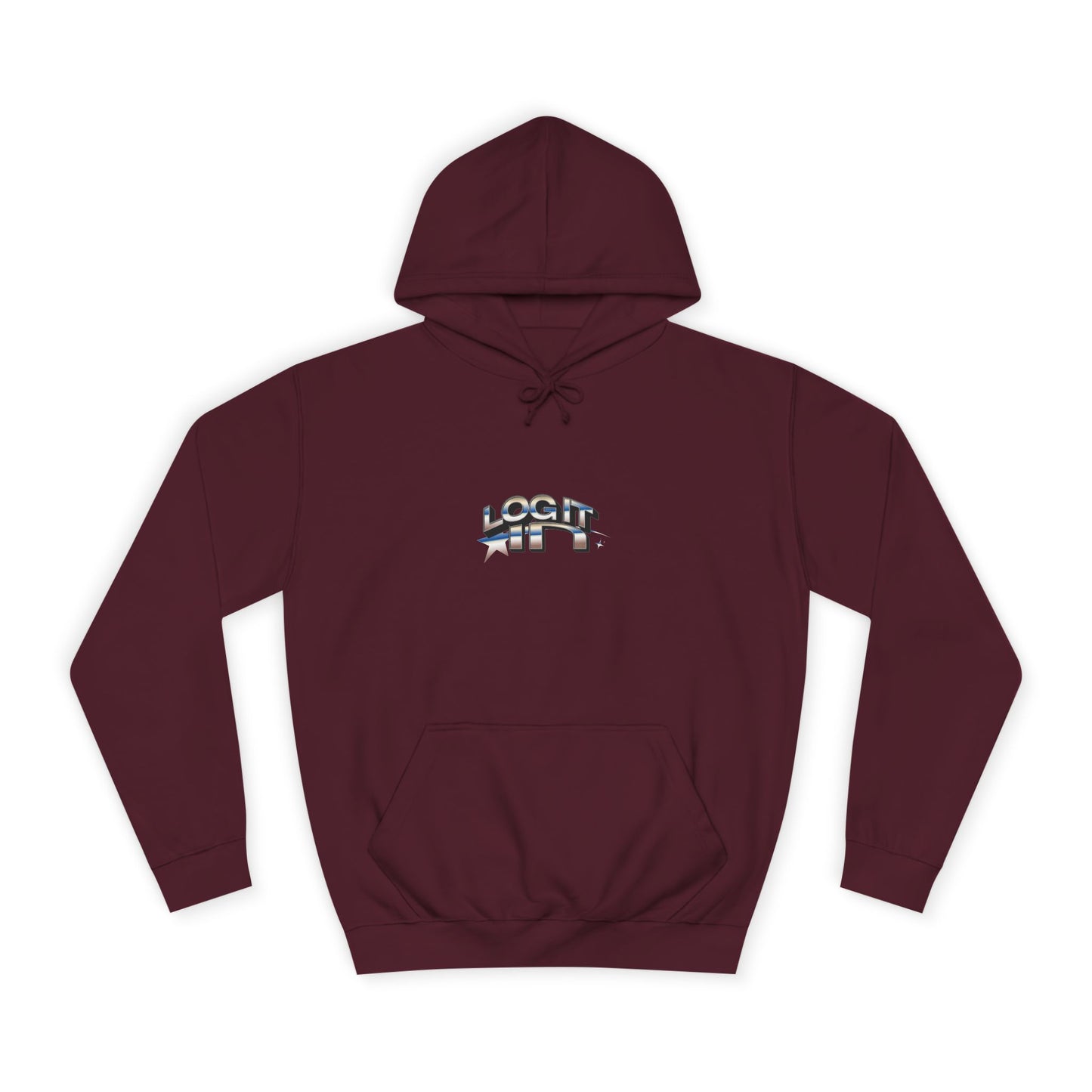 Unisex Hoodie - Log it in Design, Ideal, Cozy Gift, Custom Apparel, Perfect for Graduation, Casual Wear