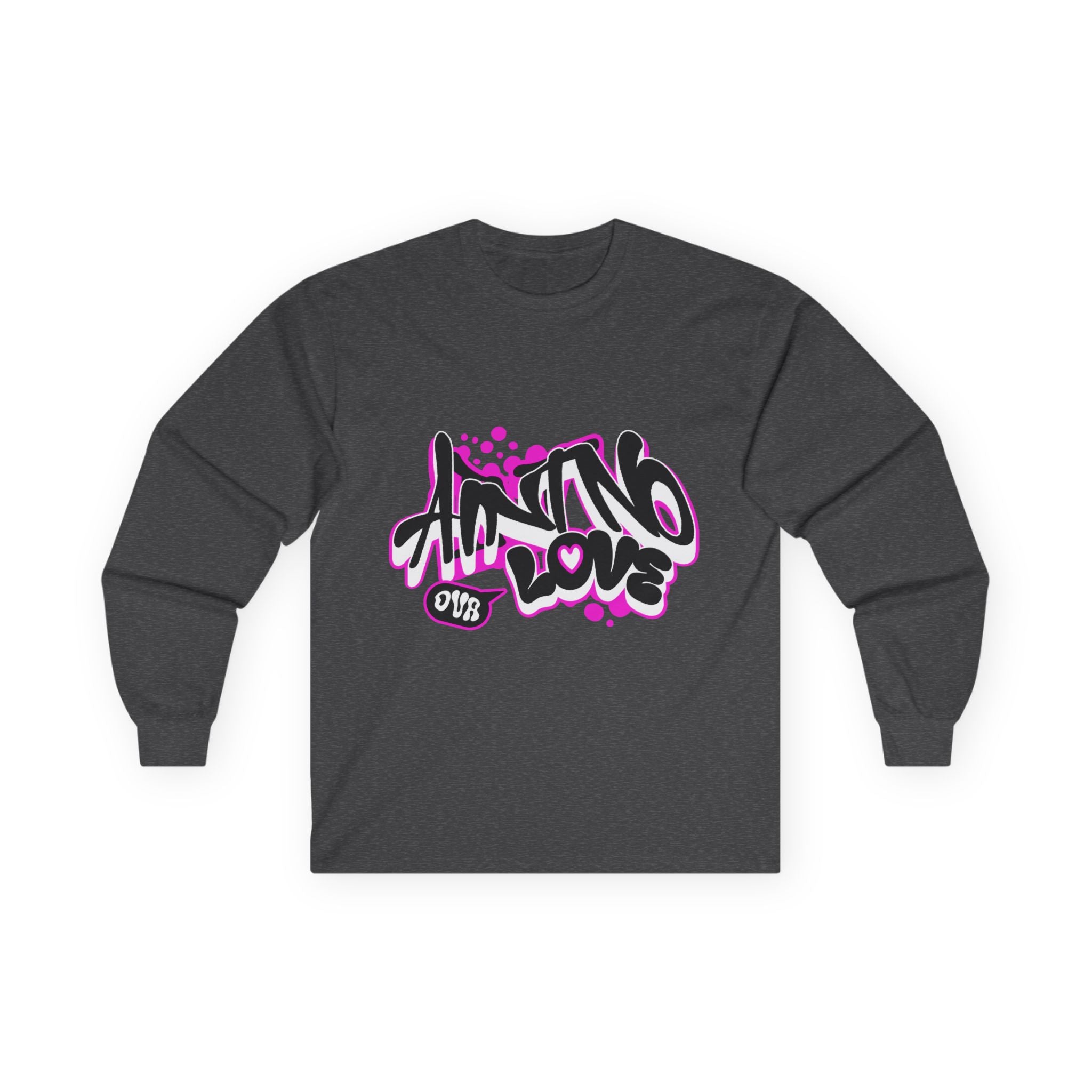 Graffiti "NO LOVE" Long Sleeve Tee — Streetwear Urban Art Shirt