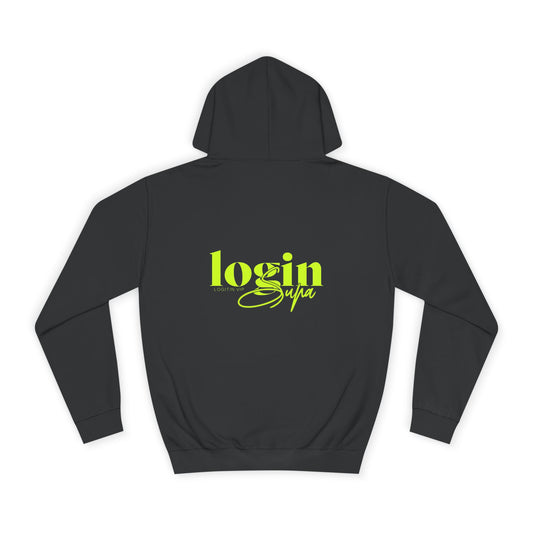Unisex Hoodie with Stylish 'Login' Design - Perfect for Every day Life, Gifts, and Casual Wear, Trendy Fashion