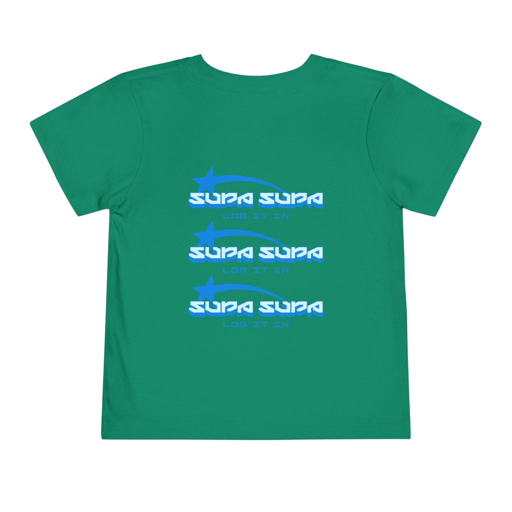 Toddler Tee — Blue Star 'Supa Supa' Graphic Shirt