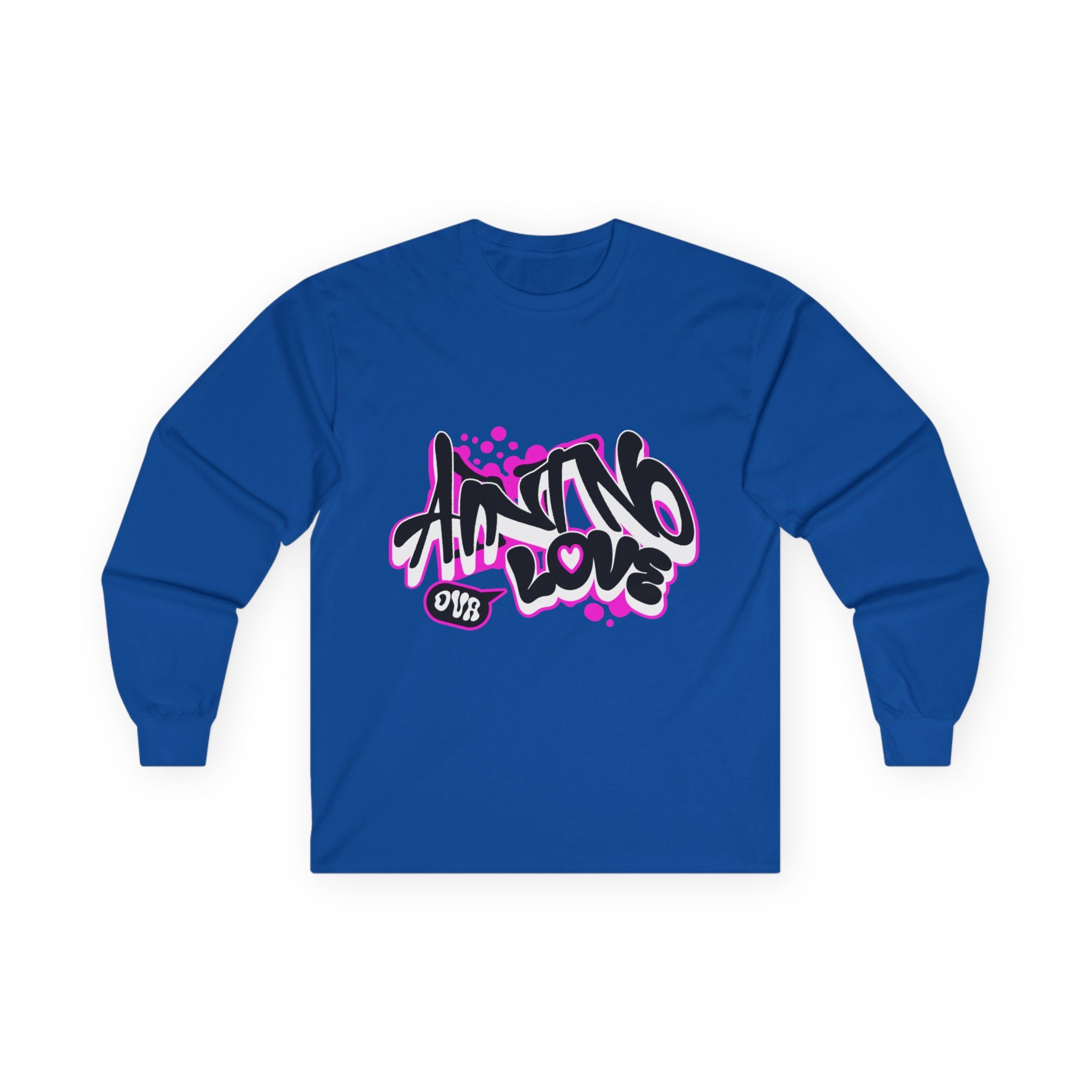Graffiti "NO LOVE" Long Sleeve Tee — Streetwear Urban Art Shirt
