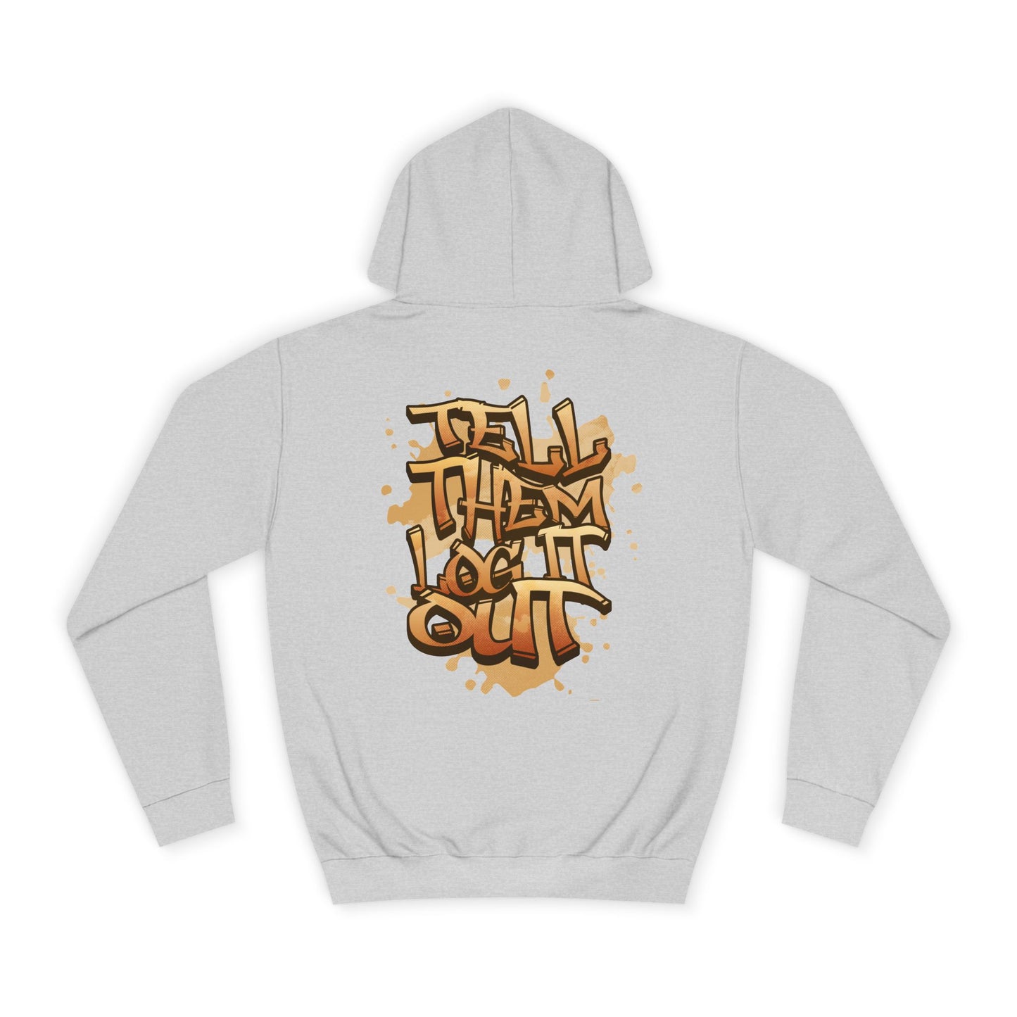 Unisex Hoodie with Graffiti Art, Streetwear Style, Casual Outfit, Gift, Trendy Hoodie for Everyday Life