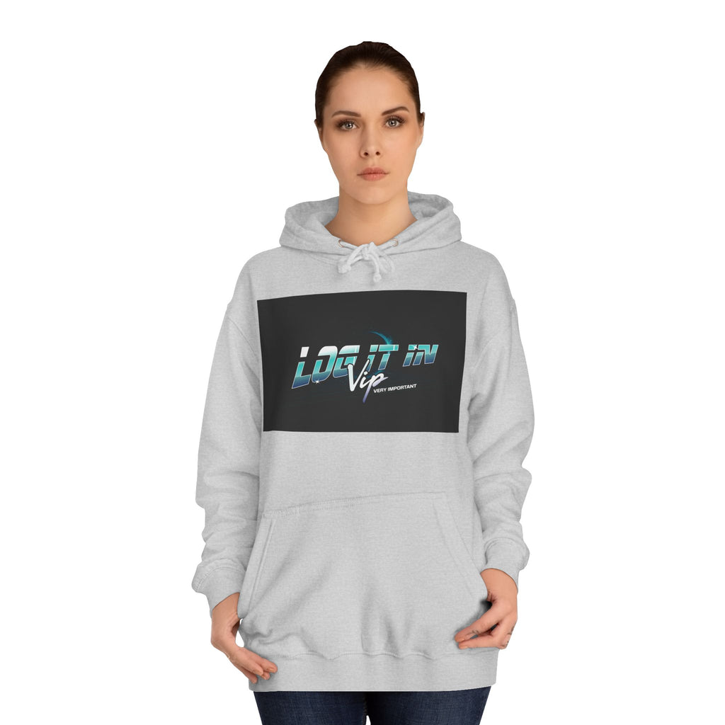 'log it in,Hoodie, Casual Wear, Unisex Fashion, Perfect for Every day Life, Stylish Gift, Cozy & Trendy Sweatshirt