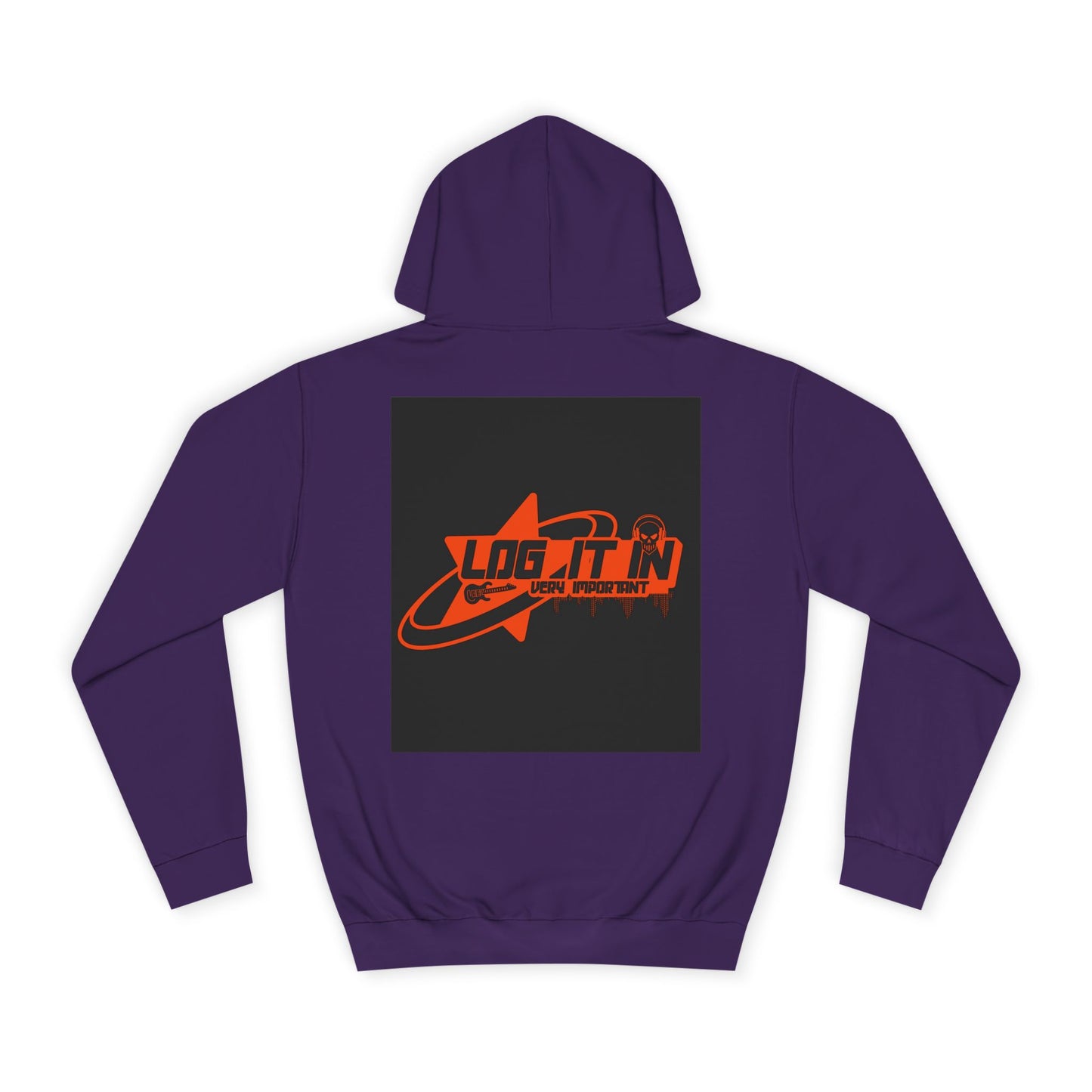 Unisex Log it in Hoodie with Vibrant Retro Design – Perfect for Life, Events, Gift, Relaxed Style, Holiday Wear