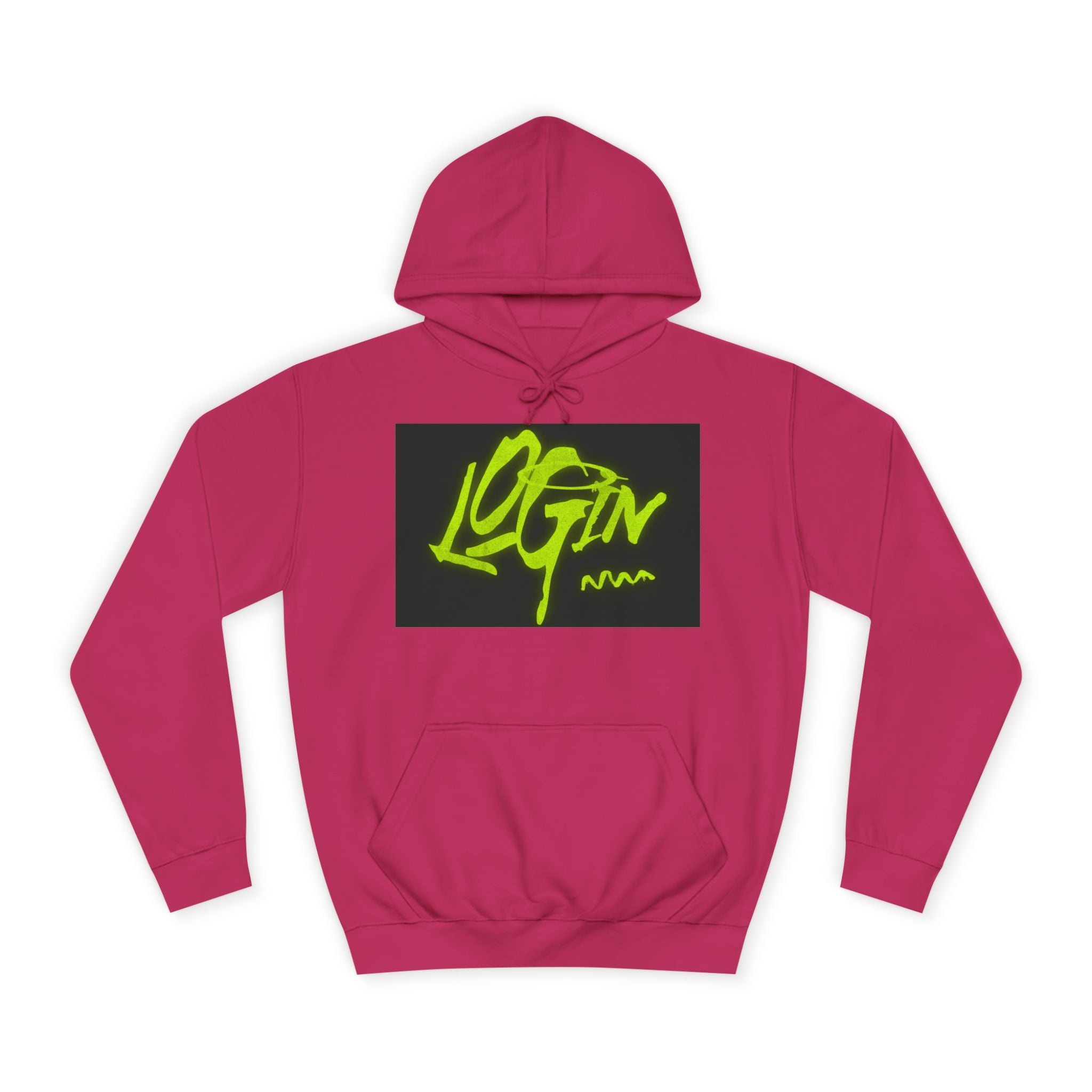 Trendy Unisex Hoodie - 'LOGIN' Graphic Design