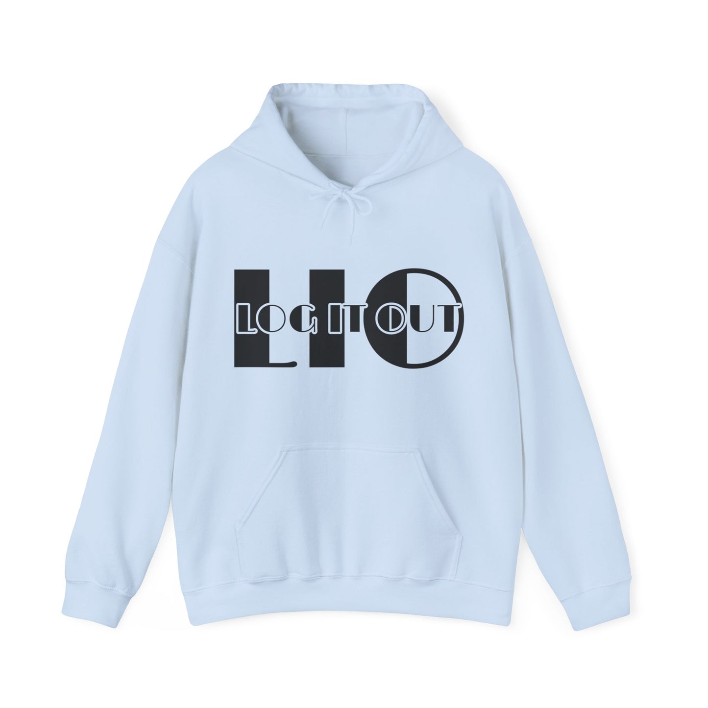 Log it out Unisex Heavy Blend™ Hooded Sweatshirt