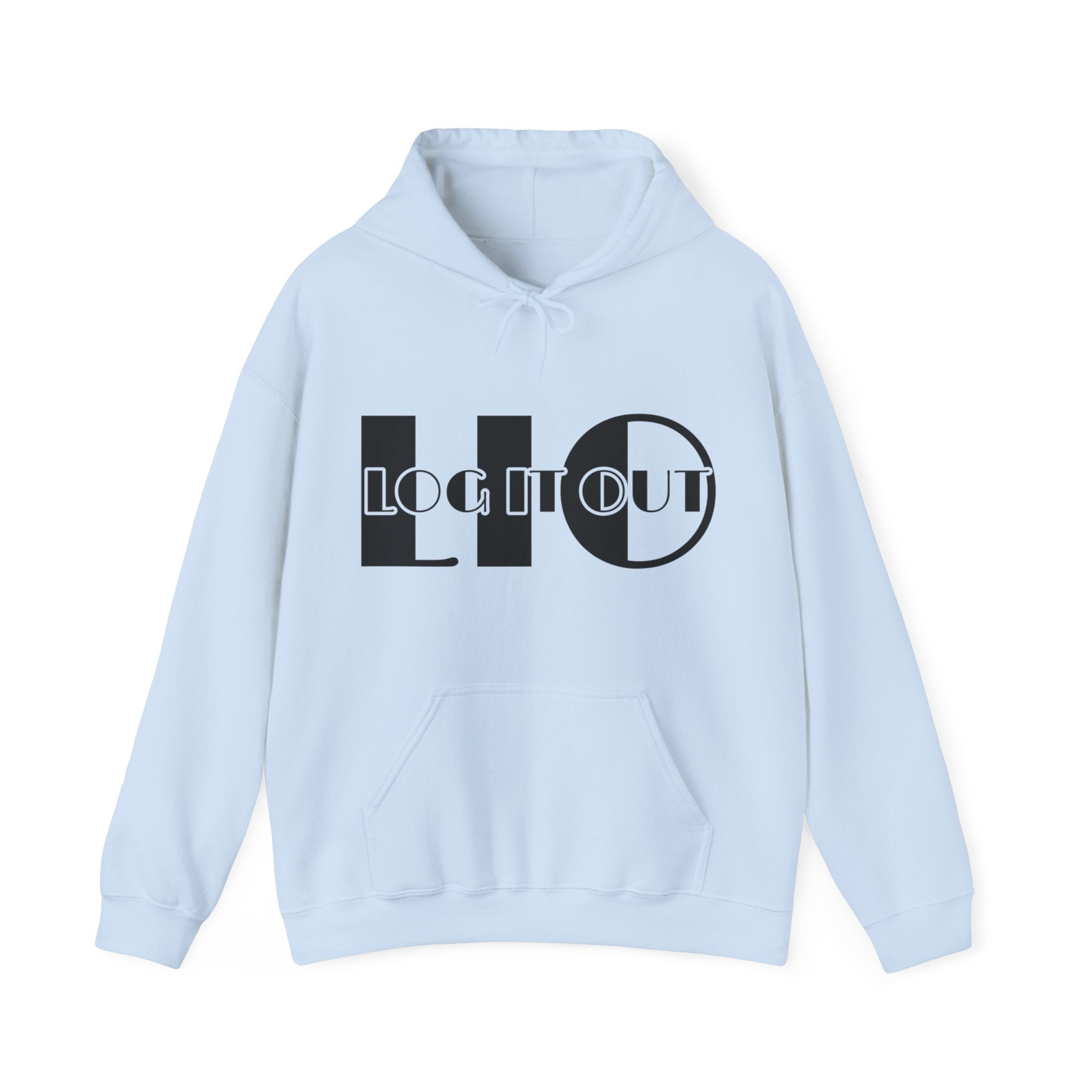Log it out Unisex Heavy Blend™ Hooded Sweatshirt