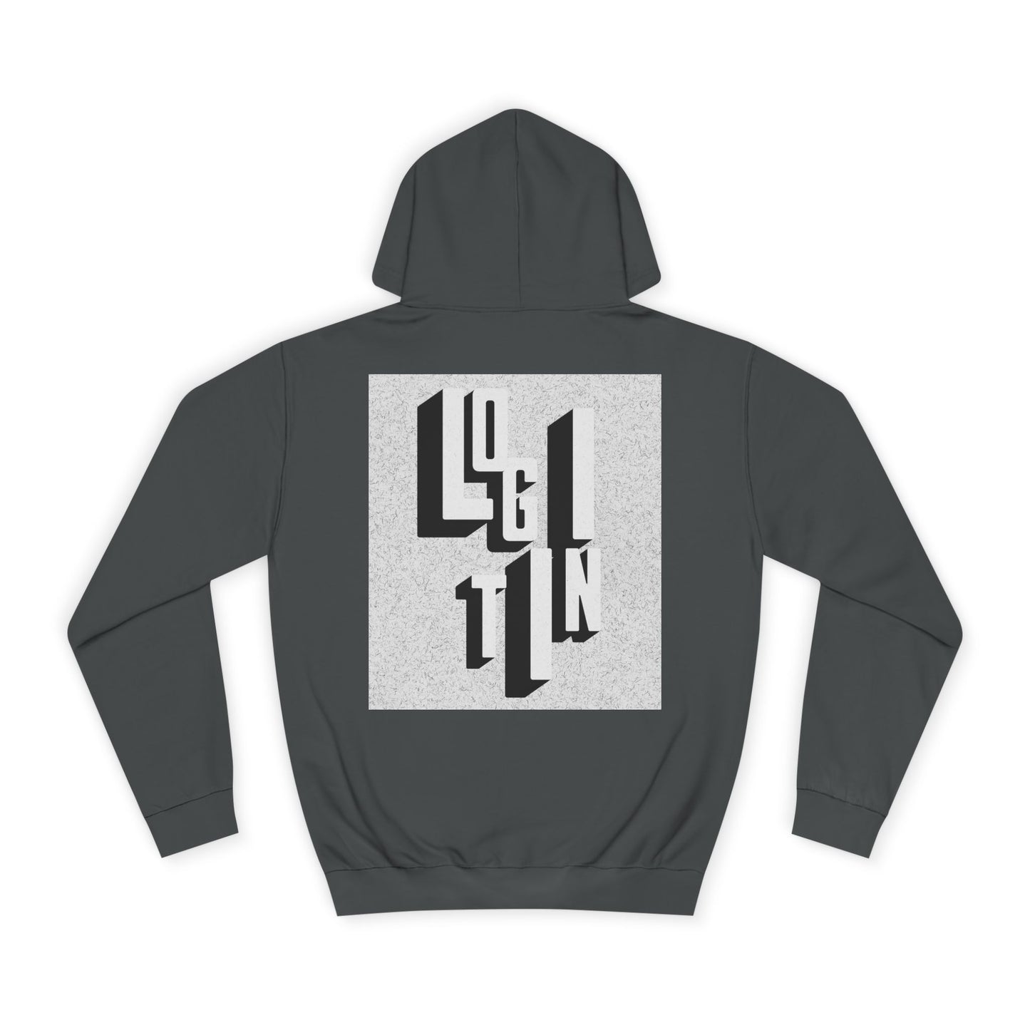 Minimalist Hoodie, Unisex Sweatshirt, Cozy Campus Wear, Student Gift, Modern Graphic Hoodie