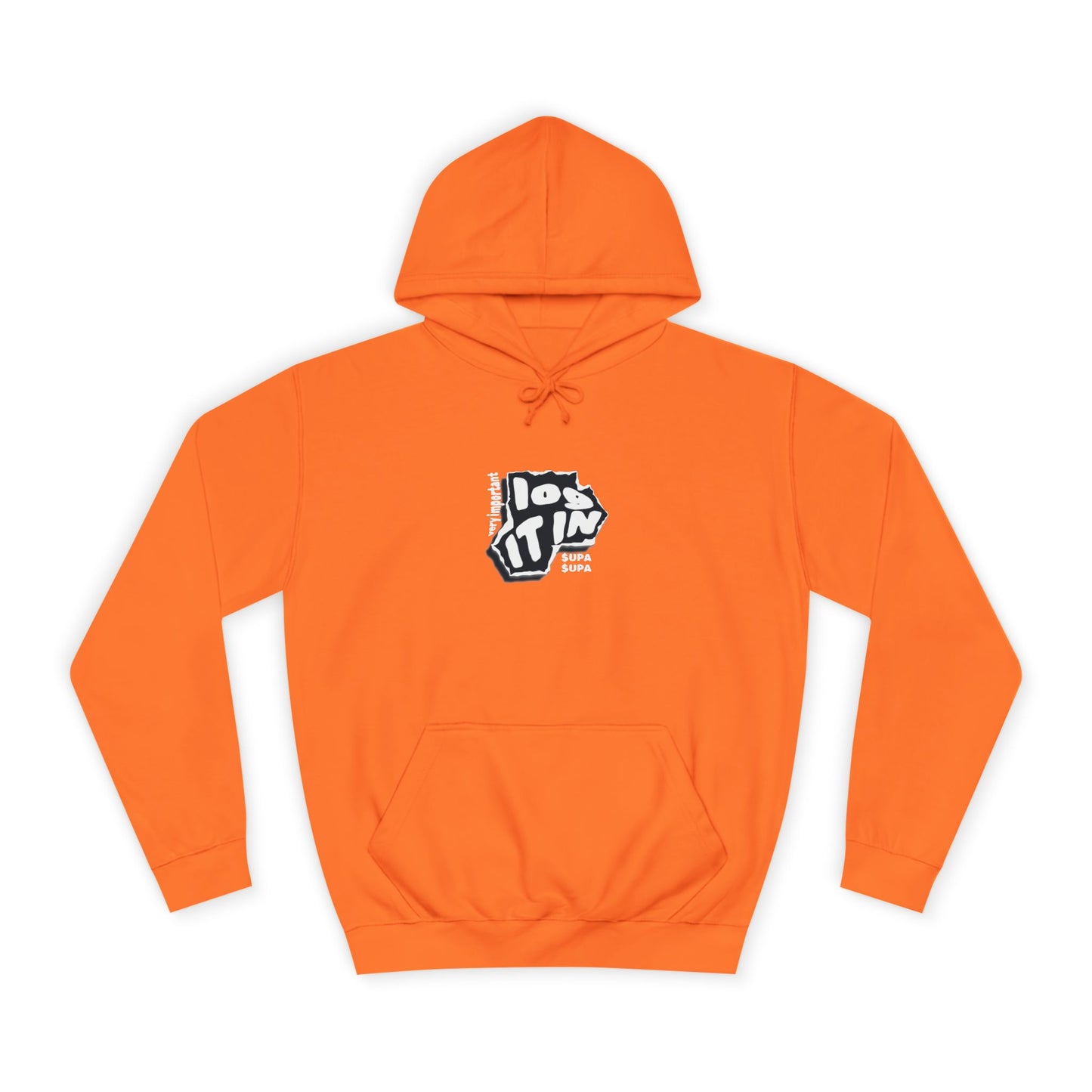 Unisex Log it in Hoodie with Graphic Design, Casual Wear, Trendy Apparel, perfect gift, Streetwear Style