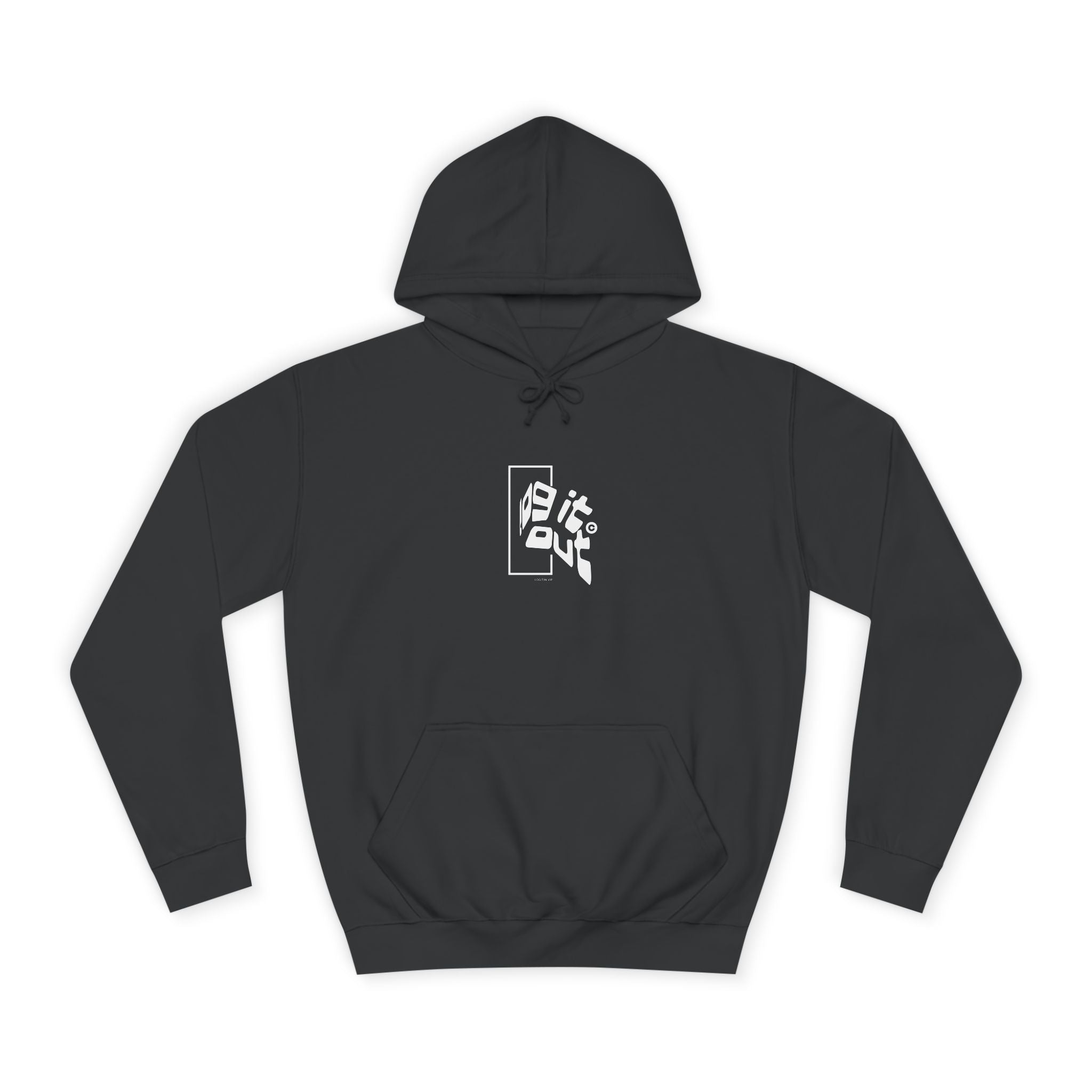 Cozy Unisex Log it out Hoodie, Perfect for Life, Graduation Gifts, Unisex Custom Apparel, Soft Hooded Sweatshirt, Everyday Comfort