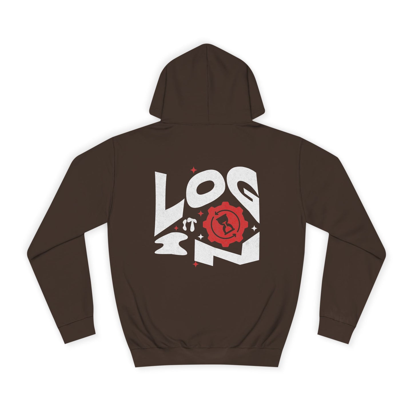 Stylish Log it in Hoodie, Cozy Athletic Wear, Graphic Hoodie, Trendy Apparel, Perfect for Life