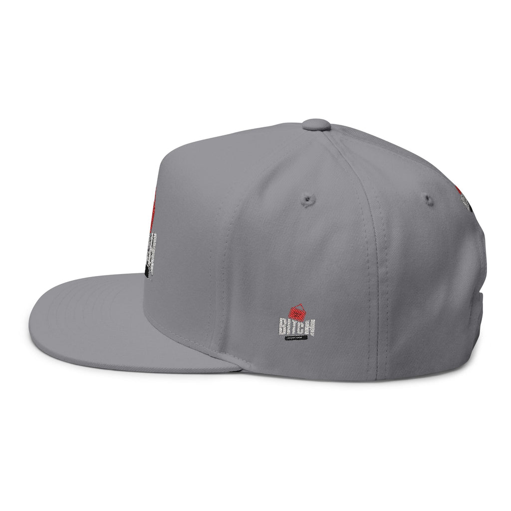 Embroidered 'Log it out'' Flat Bill Cap — Snapback