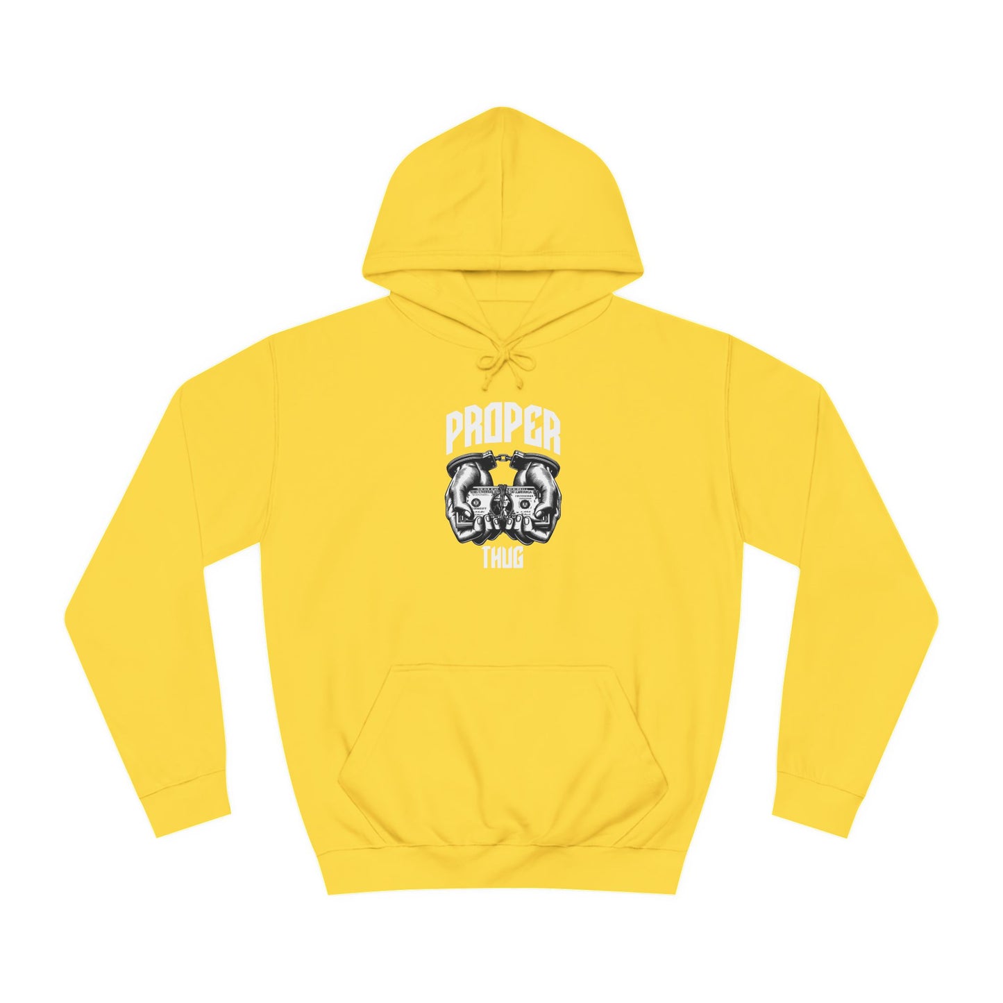 Unisex Hoodie - Proper Thug Design