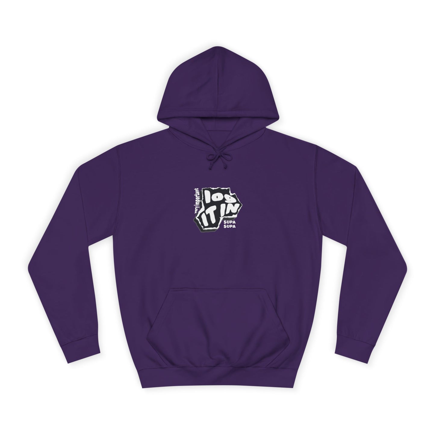Unisex Log it in Hoodie with Graphic Design, Casual Wear, Trendy Apparel, perfect gift, Streetwear Style