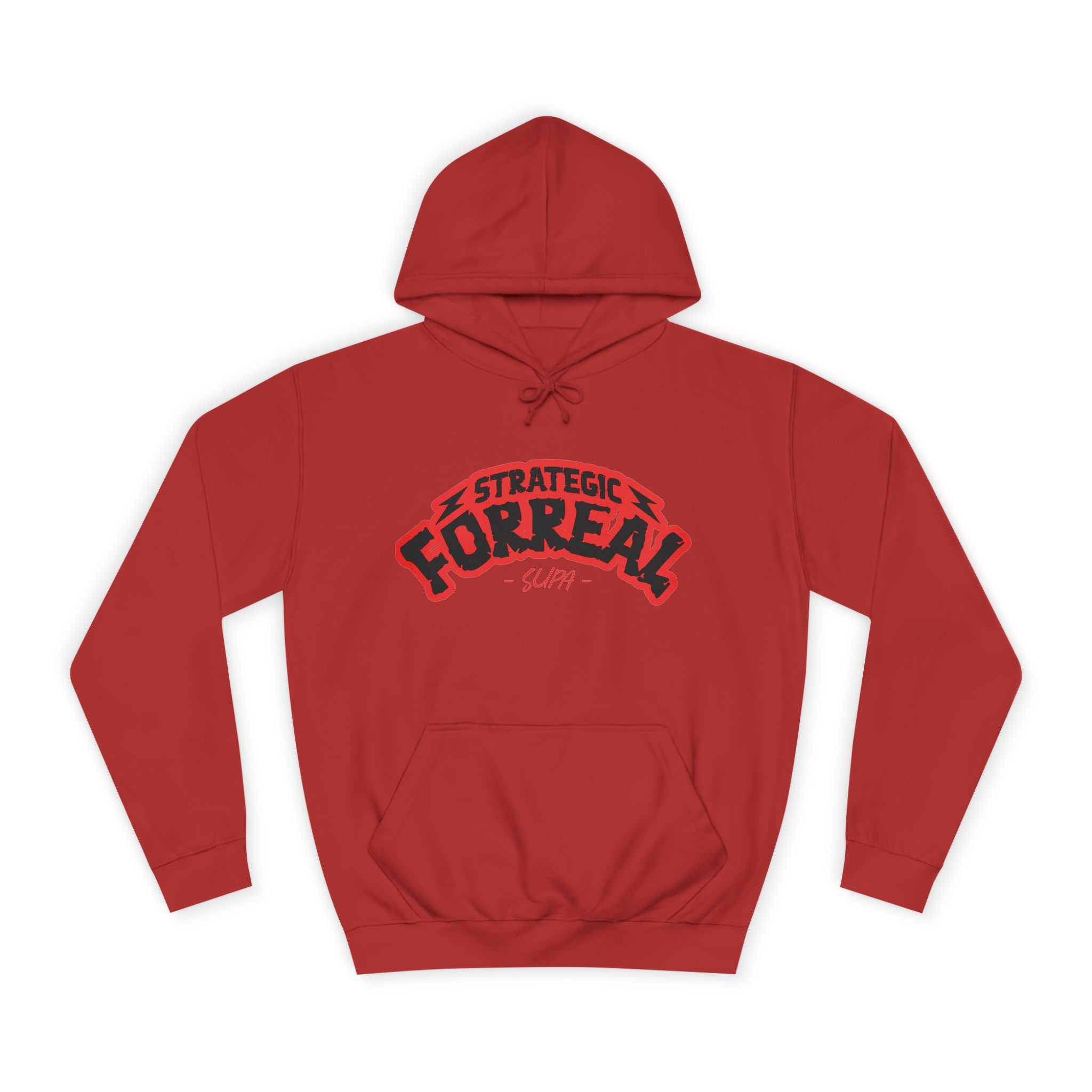 Unisex Hoodie - Strategic Forreal Design, Perfect for Casual Wear
