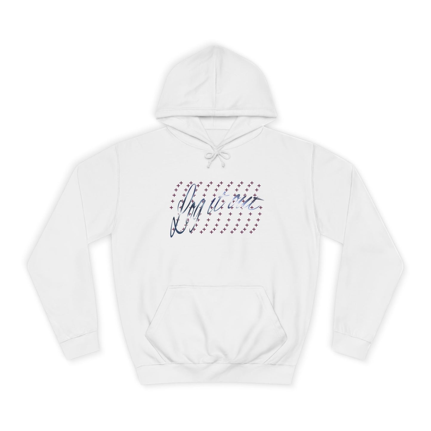 Stylish Unisex 'Log it out' Hoodie with Trendy Script Design, Perfect for Casual Wear, Gift, Apparel, Unisex Fashion