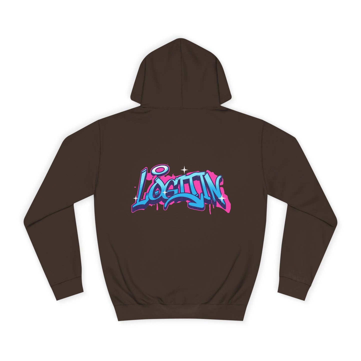 Vibrant Log it in Hoodie, Unisex Cozy Sweatshirt, Trendy Streetwear, Perfect for Life, Gift for Stylish Fall Apparel