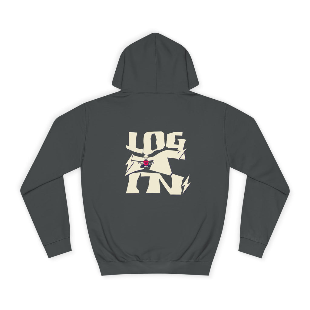 Cozy Unisex Log it in Hoodie - Floral Design, Ideal Gift, Casual Wear, Spring Wardrobe Essentials