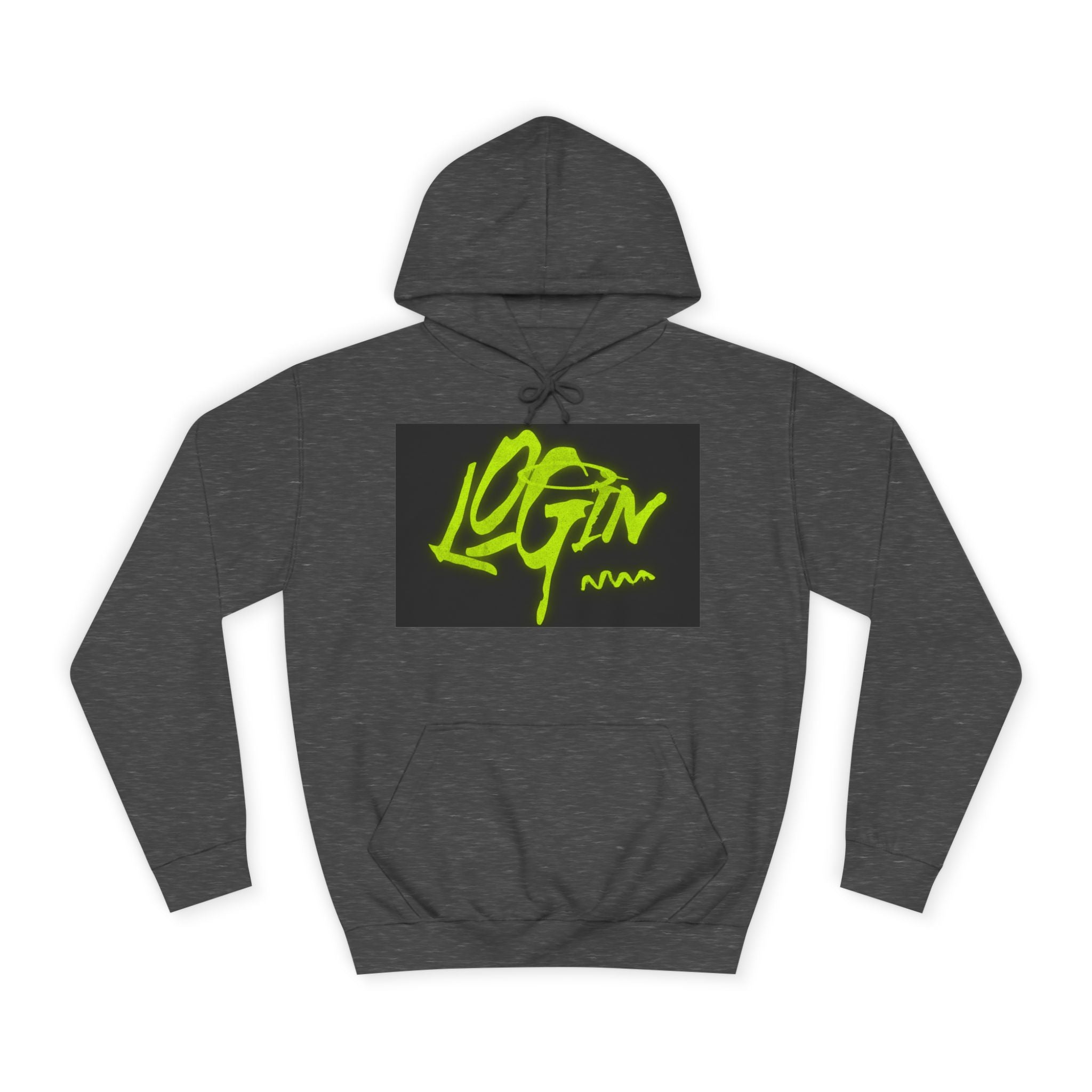 Trendy Unisex Hoodie - 'LOGIN' Graphic Design