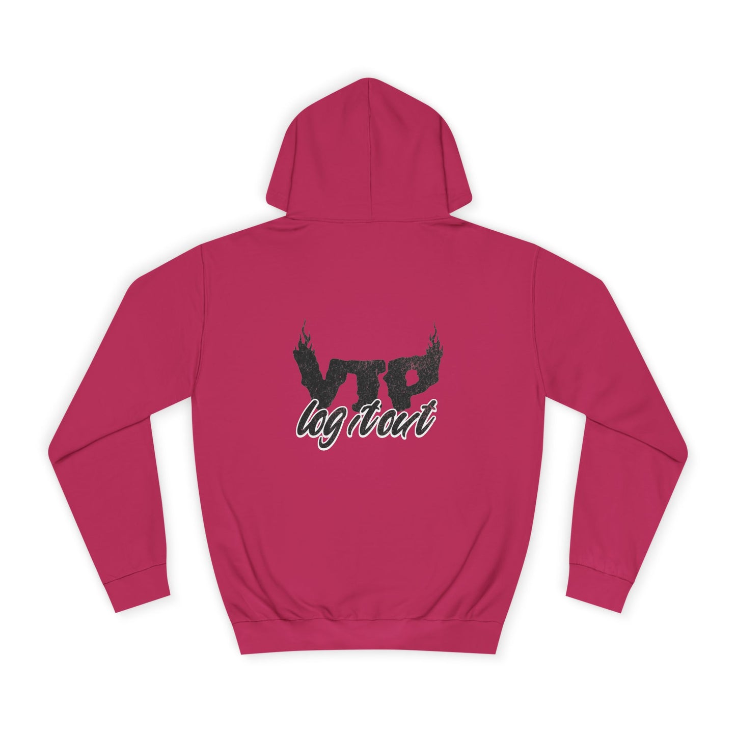Unisex Log it Out Hoodie with Bold Logo, Casual Streetwear, Perfect for Any Thing, Comfortable Gift for Everyday Wear
