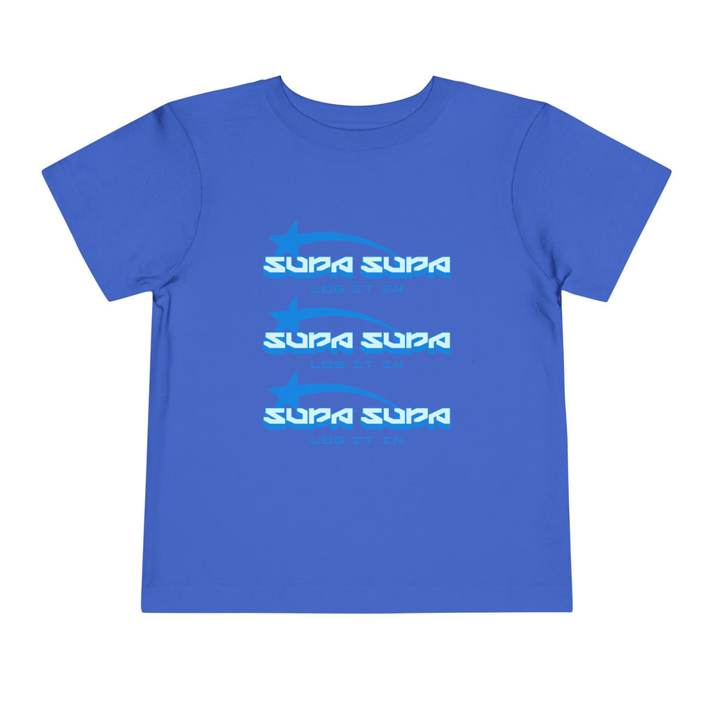 Toddler Tee — Blue Star 'Supa Supa' Graphic Shirt