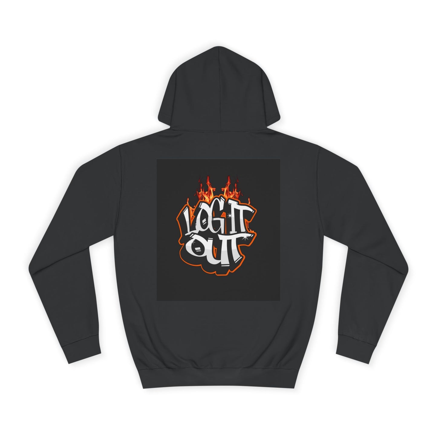 Stylish Unisex Hoodie with 'Log It Out' Design, Cozy Wear, Trendy Streetwear, Perfect for Parties