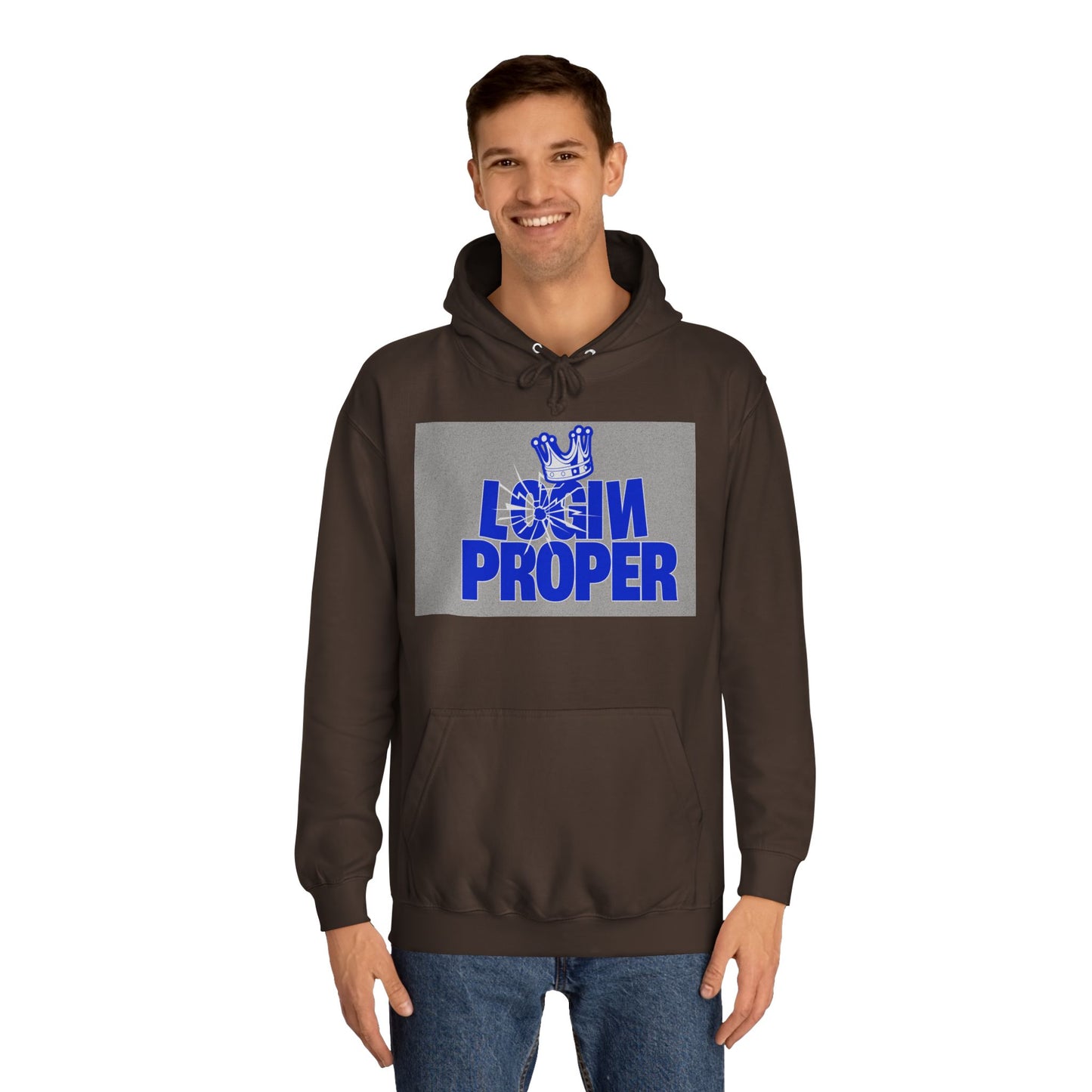 Unisex Hoodie - 'Login Proper' Trendy Spirit Wear, Casual Streetwear, Gift, Cozy Lounge Sweatshirt