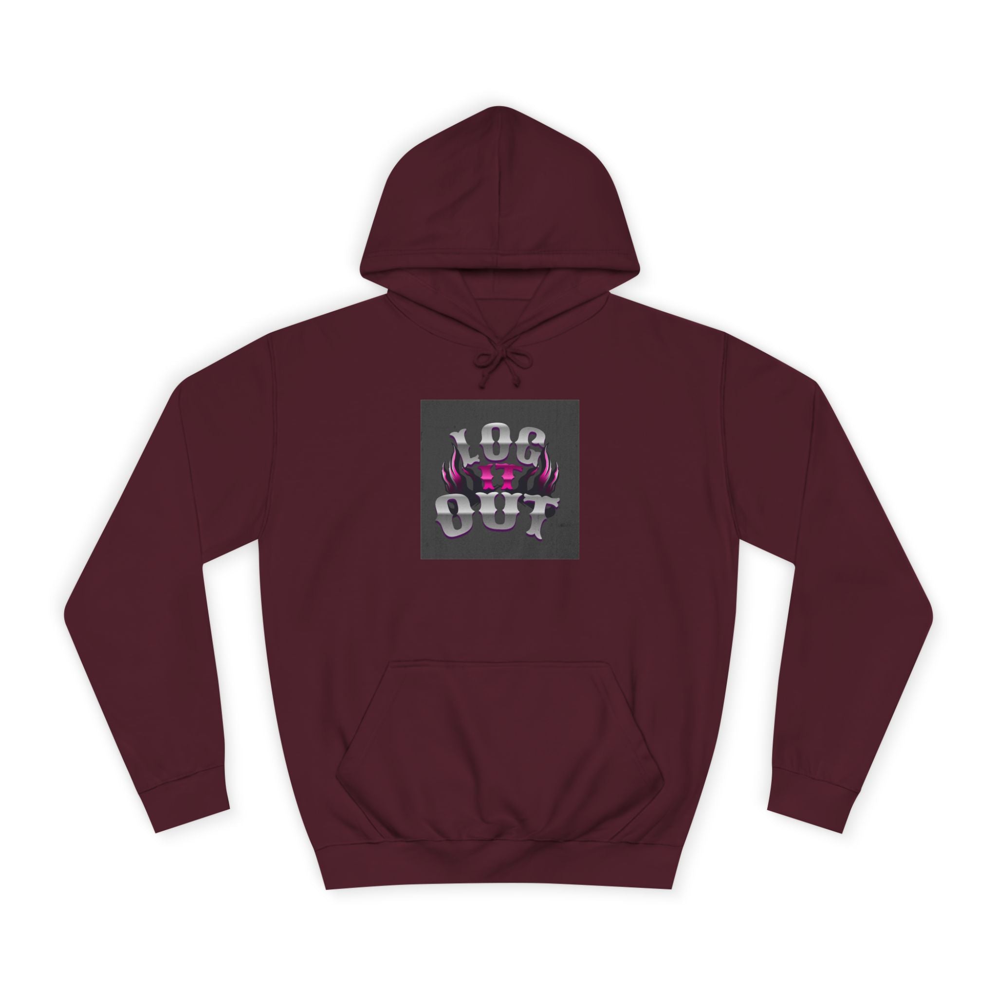 Cool Unisex Log it out Hoodie, Perfect for Any one, Trendy Custom Apparel, Casual Wear, Gift, Streetwear Style