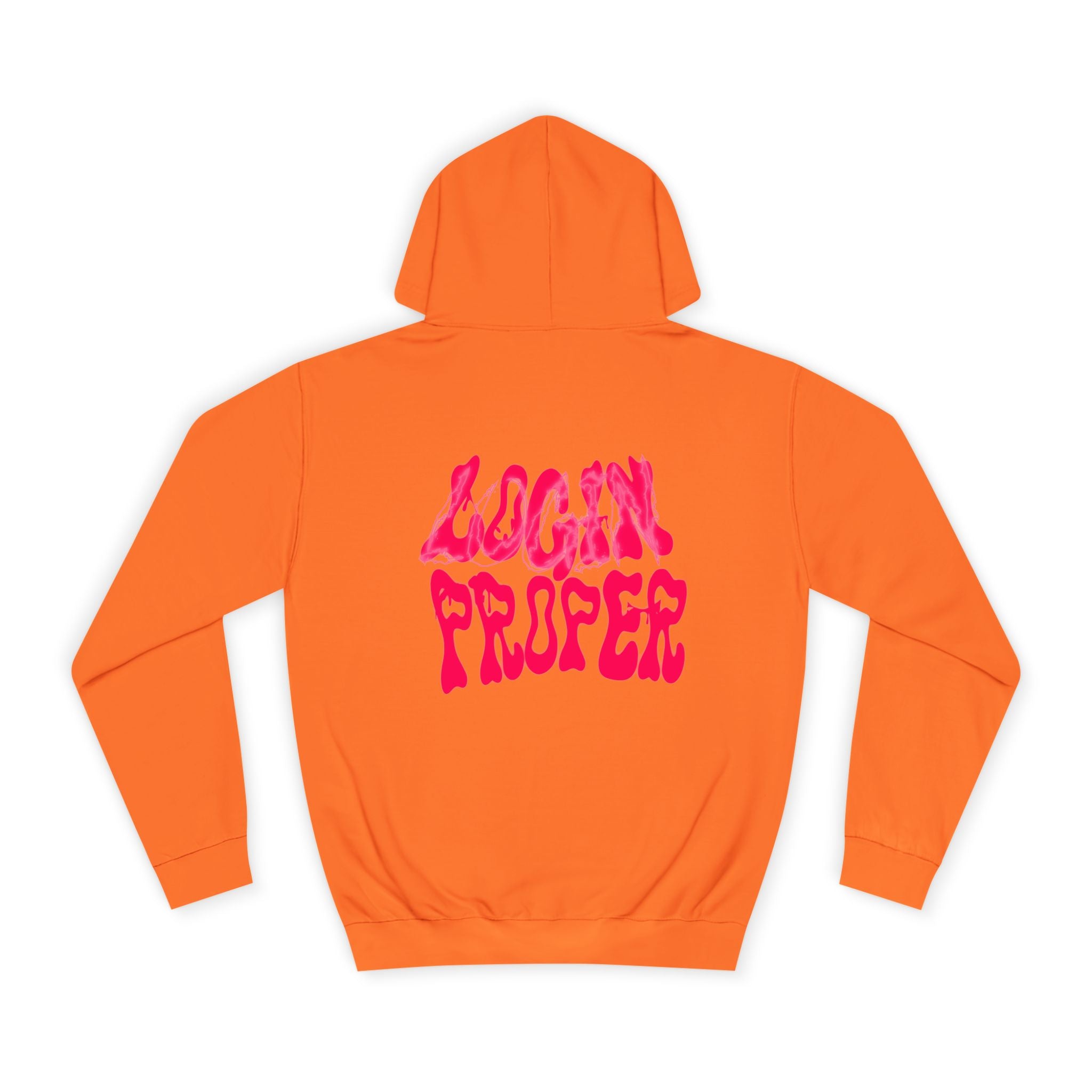 Trendy Unisex Hoodie - 'LOGIN PROPER' Graphic Sweatshirt for, Casual Wear, Gifts' Events, Street Style
