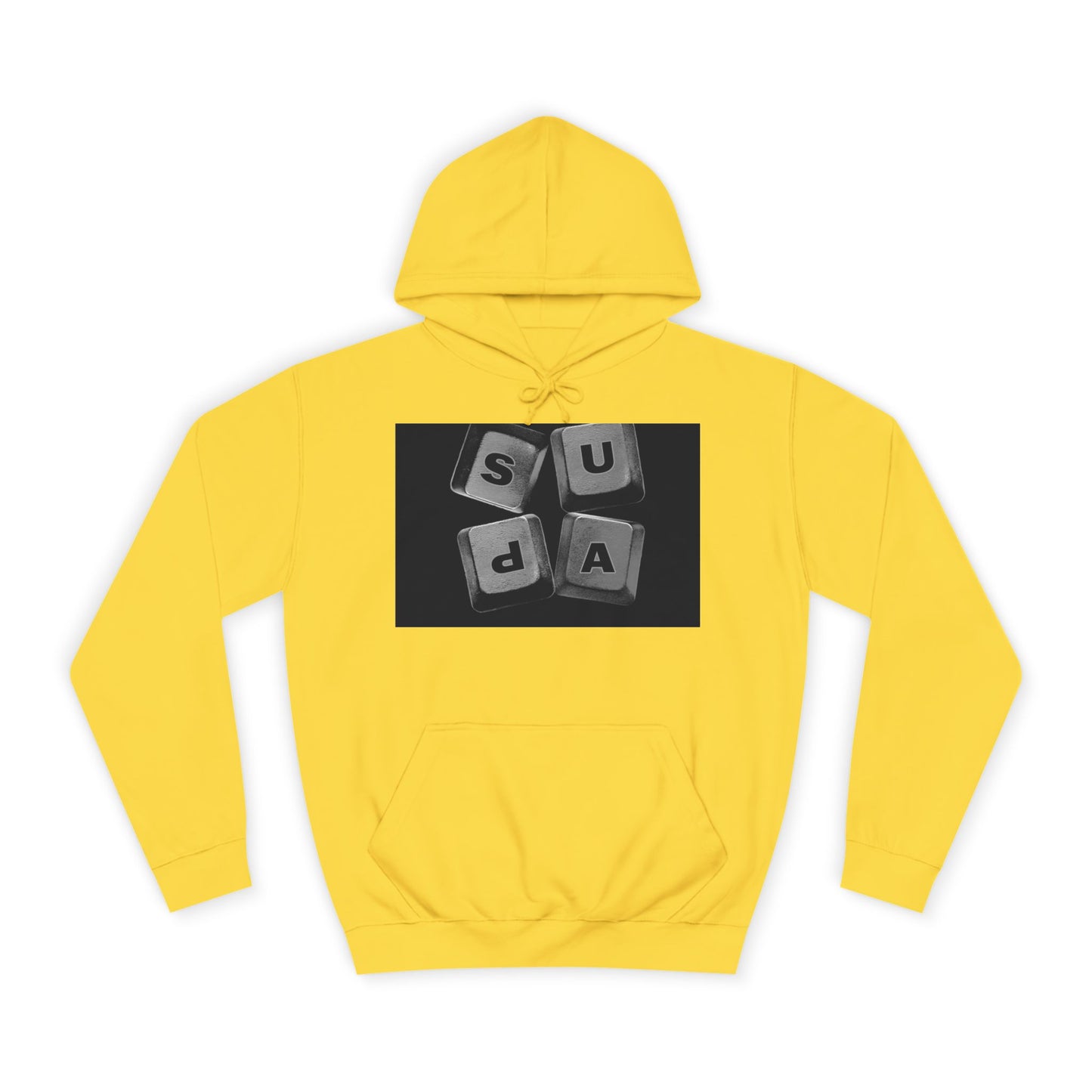 Unisex Hoodie with Graphic Design, Casual Wear, Cozy Layering,Spirit Wear