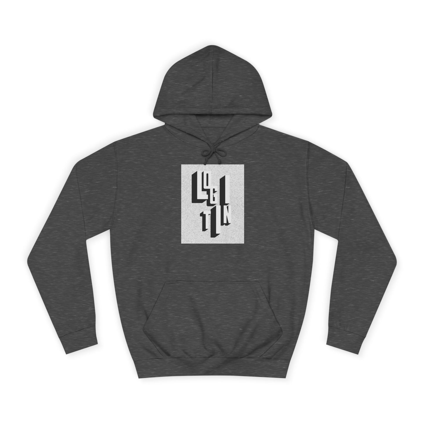 Minimalist Hoodie, Unisex Sweatshirt, Cozy Campus Wear, Student Gift, Modern Graphic Hoodie