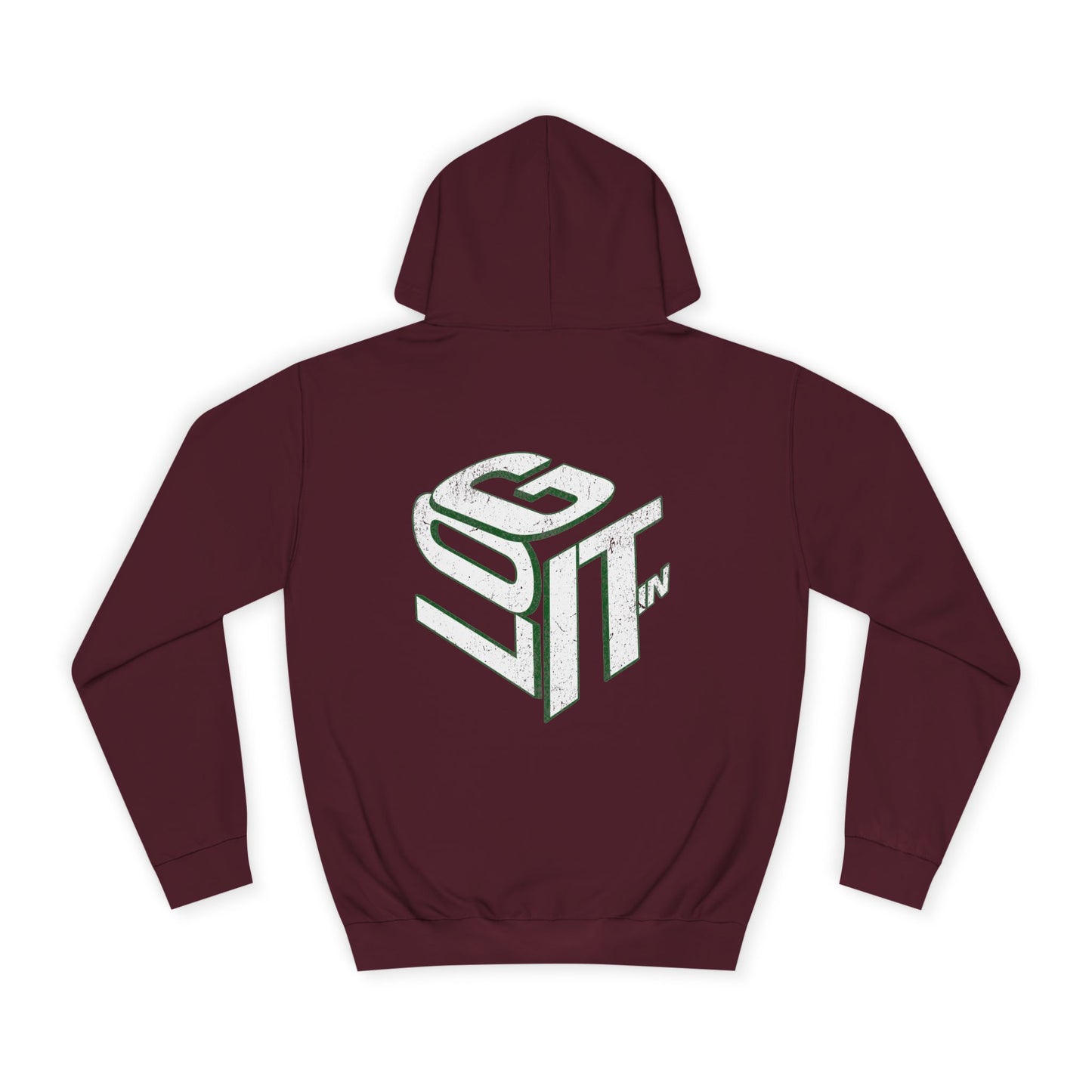 Stylish Unisex  Hoodie with Design, Log it in Sweatshirt, Casual Hoodie, Modern Apparel, Unique Gear