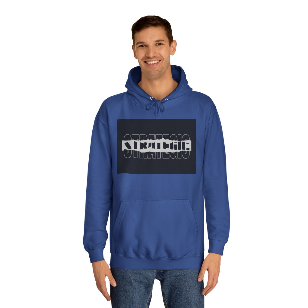 Unisex Hoodie with Strategic Print, Casual Sweatshirt,Gift, Trendy Apparel, Everyday Wear